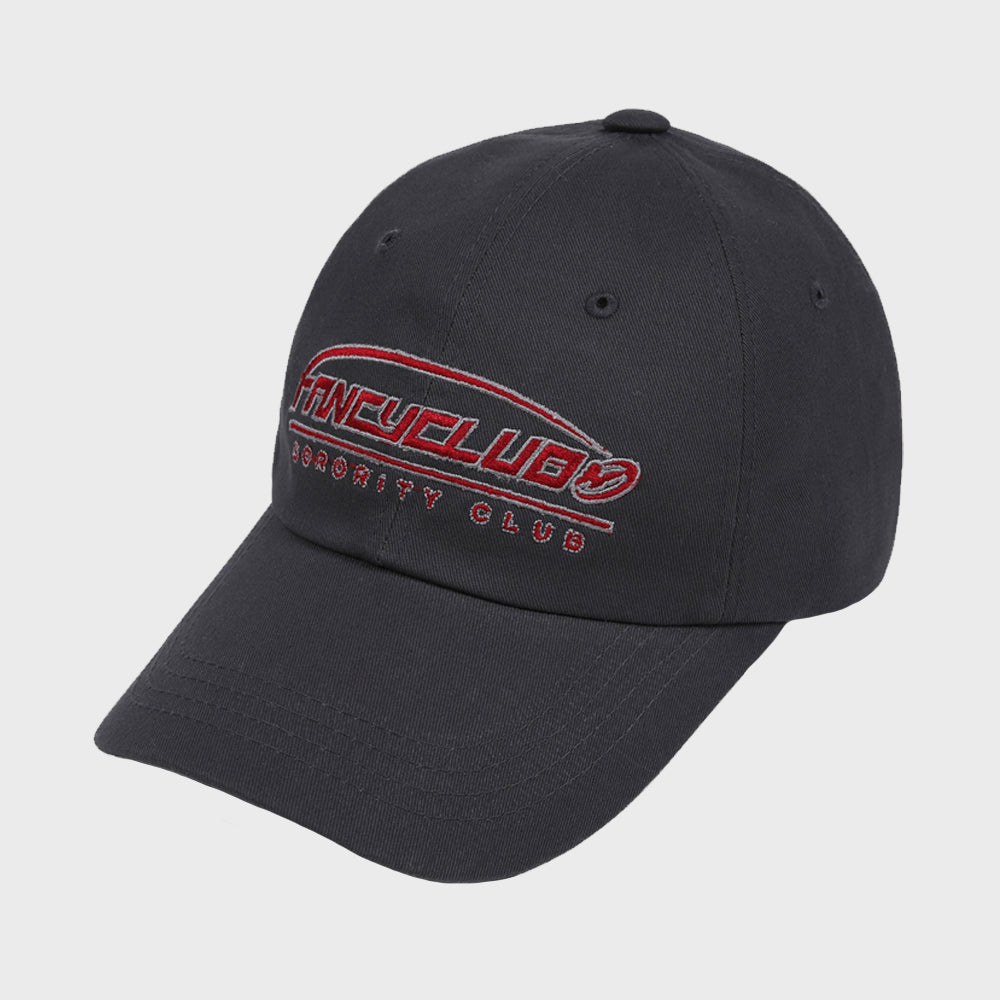 [NF] SORORITY CLUB BALL CAP (CHARCOAL)_F23QE900