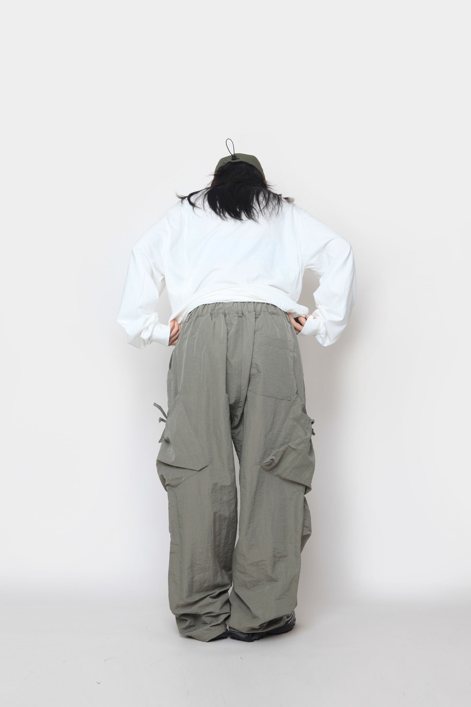 Shirring Pocket Cargo Pants