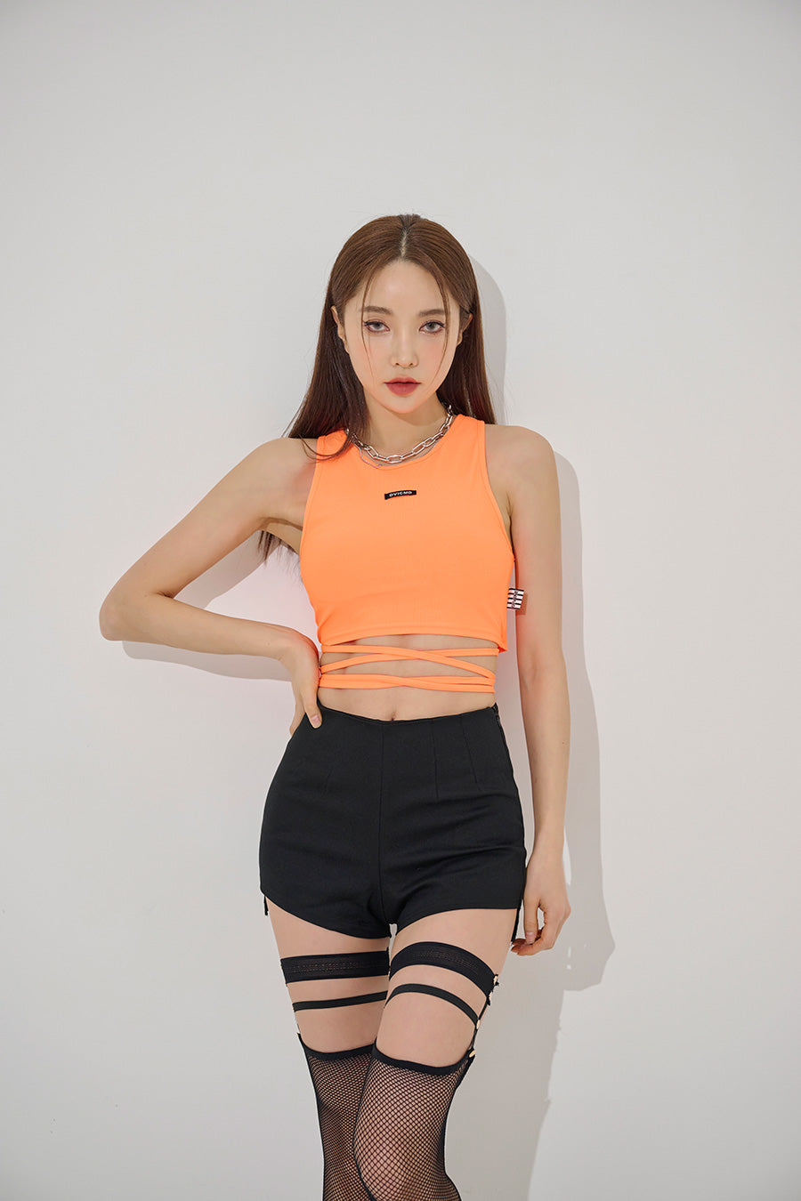 string crop sleeveless(9218)