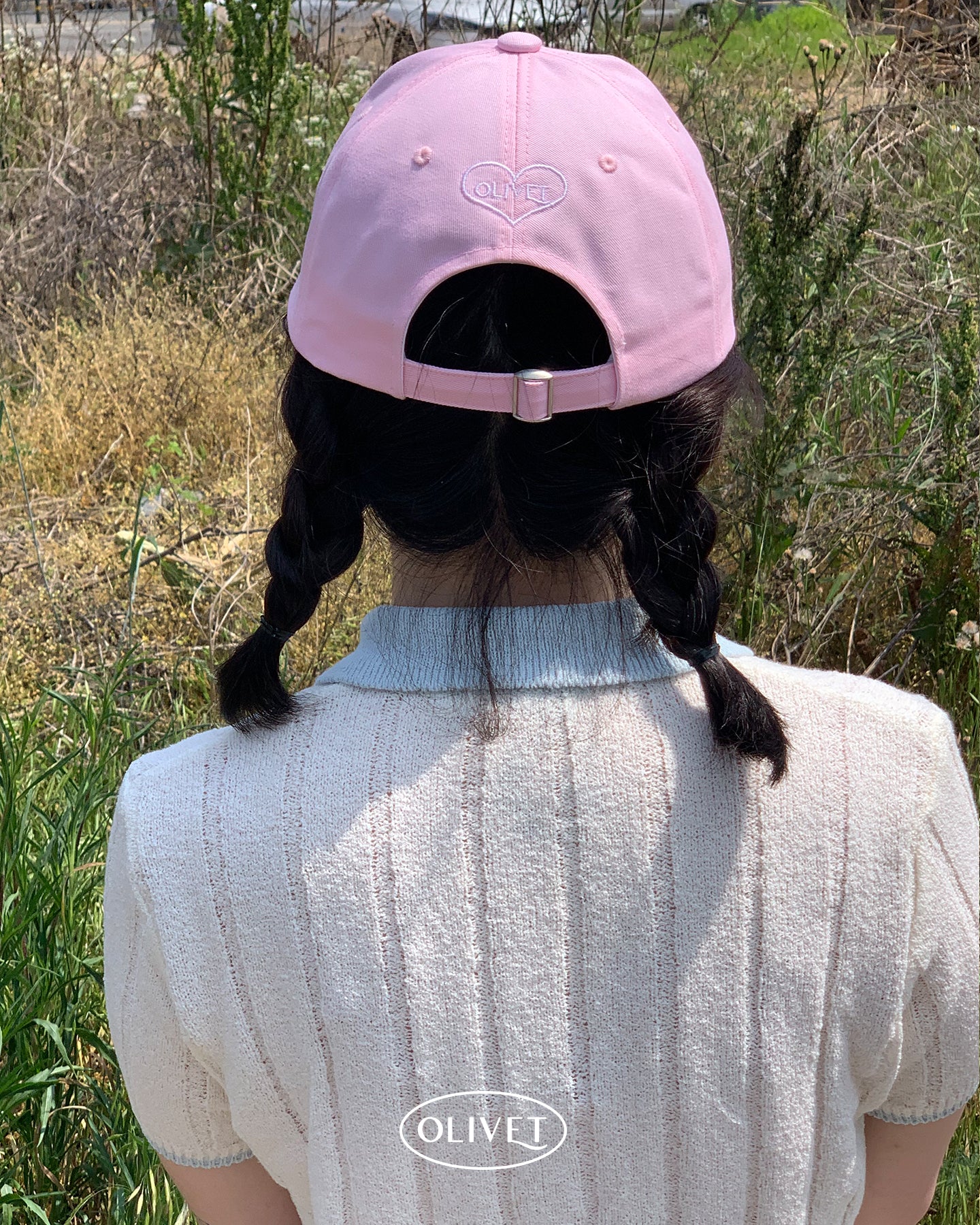 broken heart club ball cap (pink)