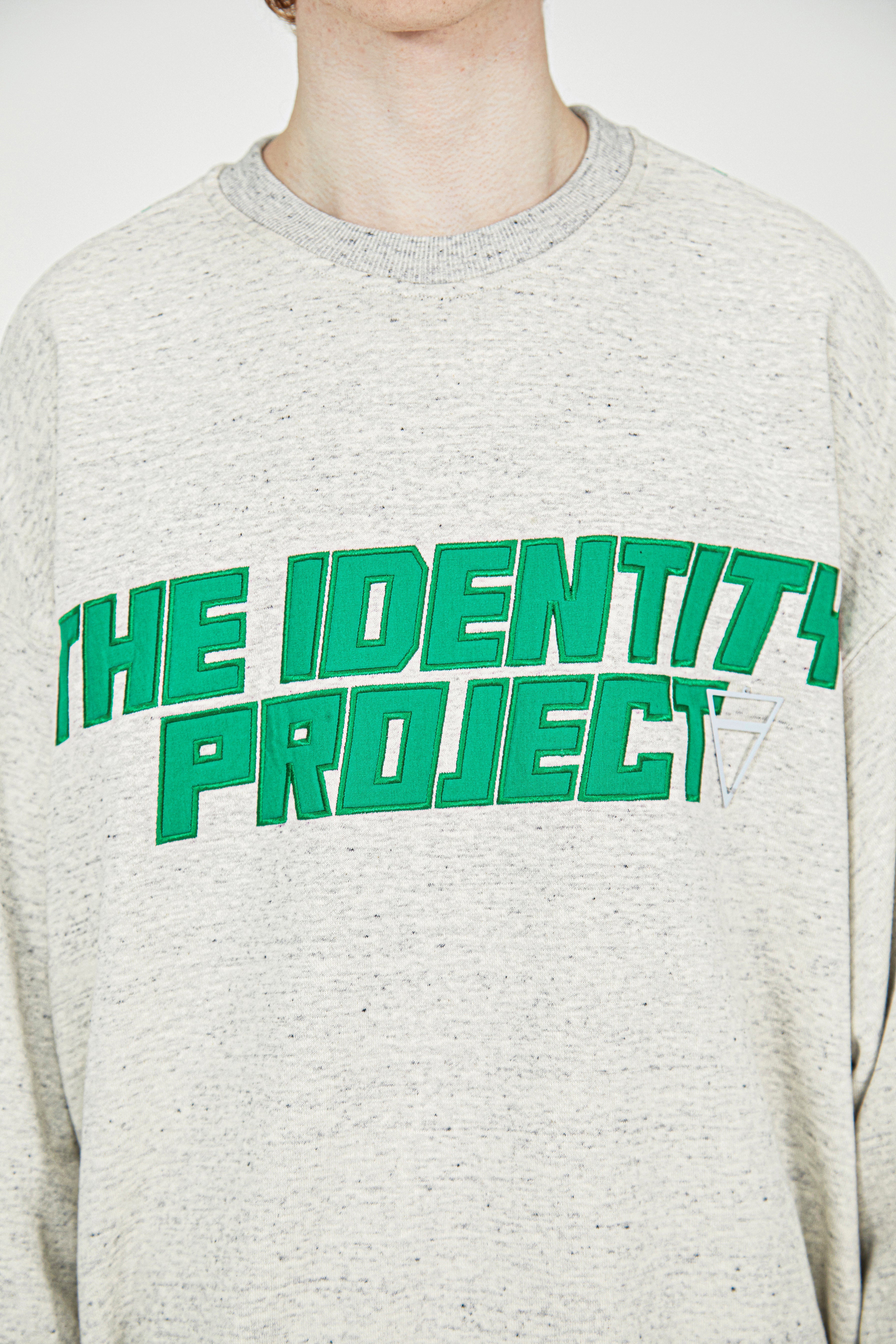 IDENTITY appliqué sweatshirts (Oatmeal)