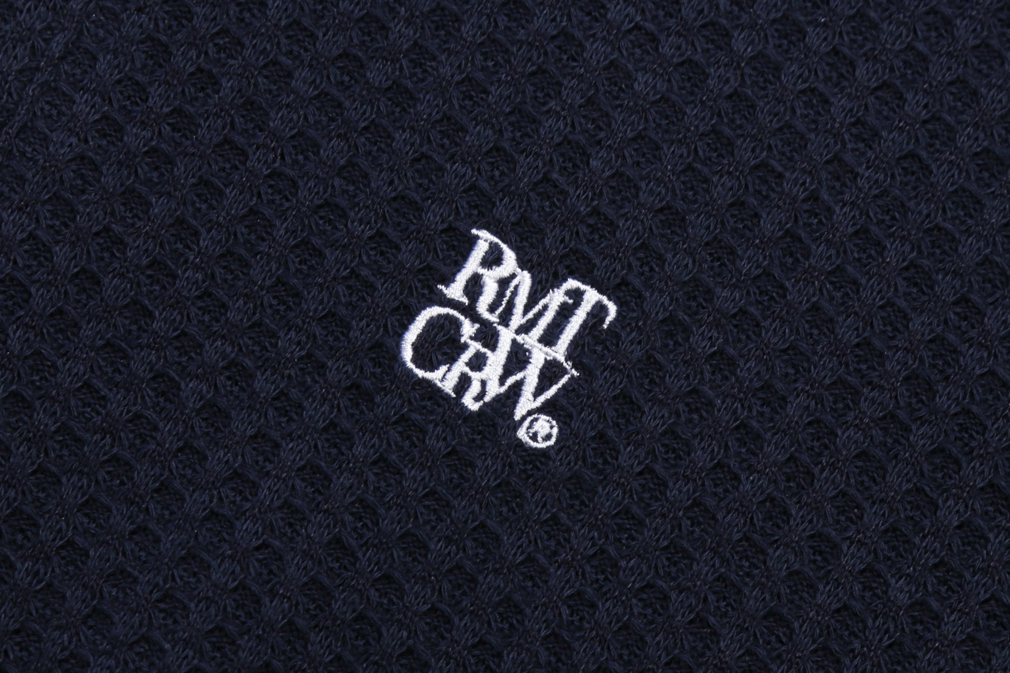 RECENT BUTTON KNIT POLO_NAVY