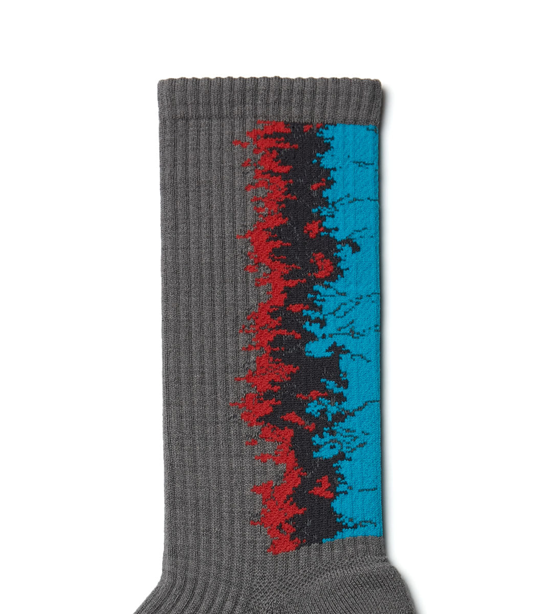 LANDING Midcalf socks (3 pair in - Gradient Red, Cyan, Blue)