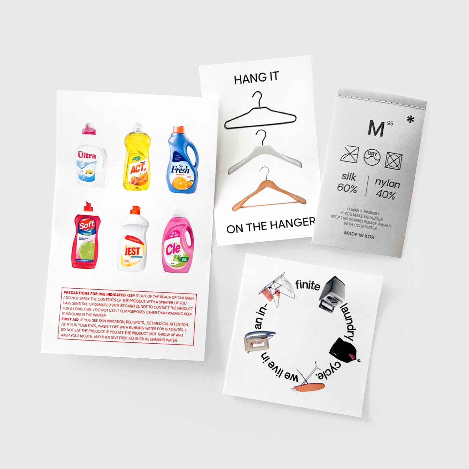 oab laundry pack / scrap sticker set