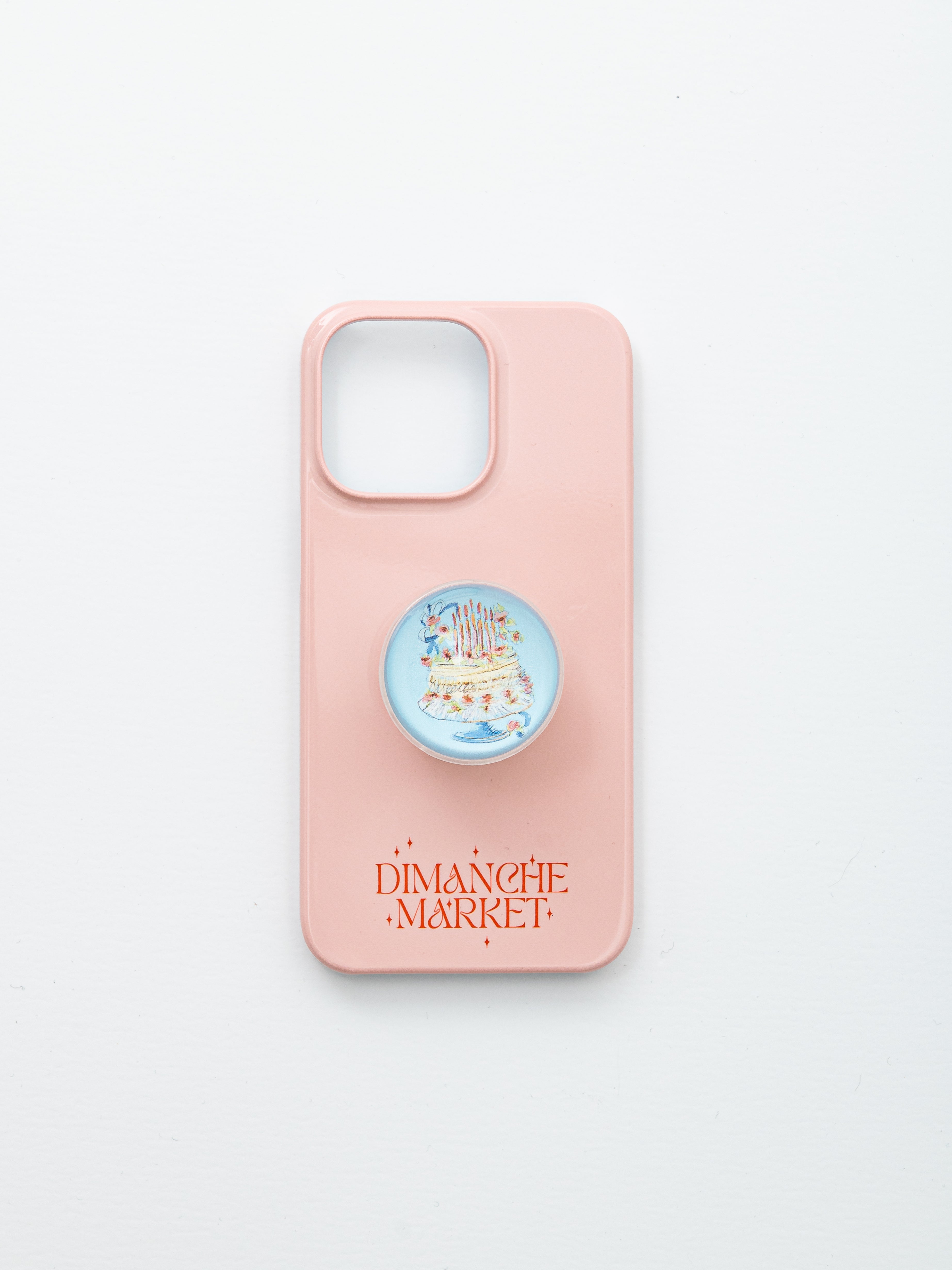 Pink Dimanche Logo Case