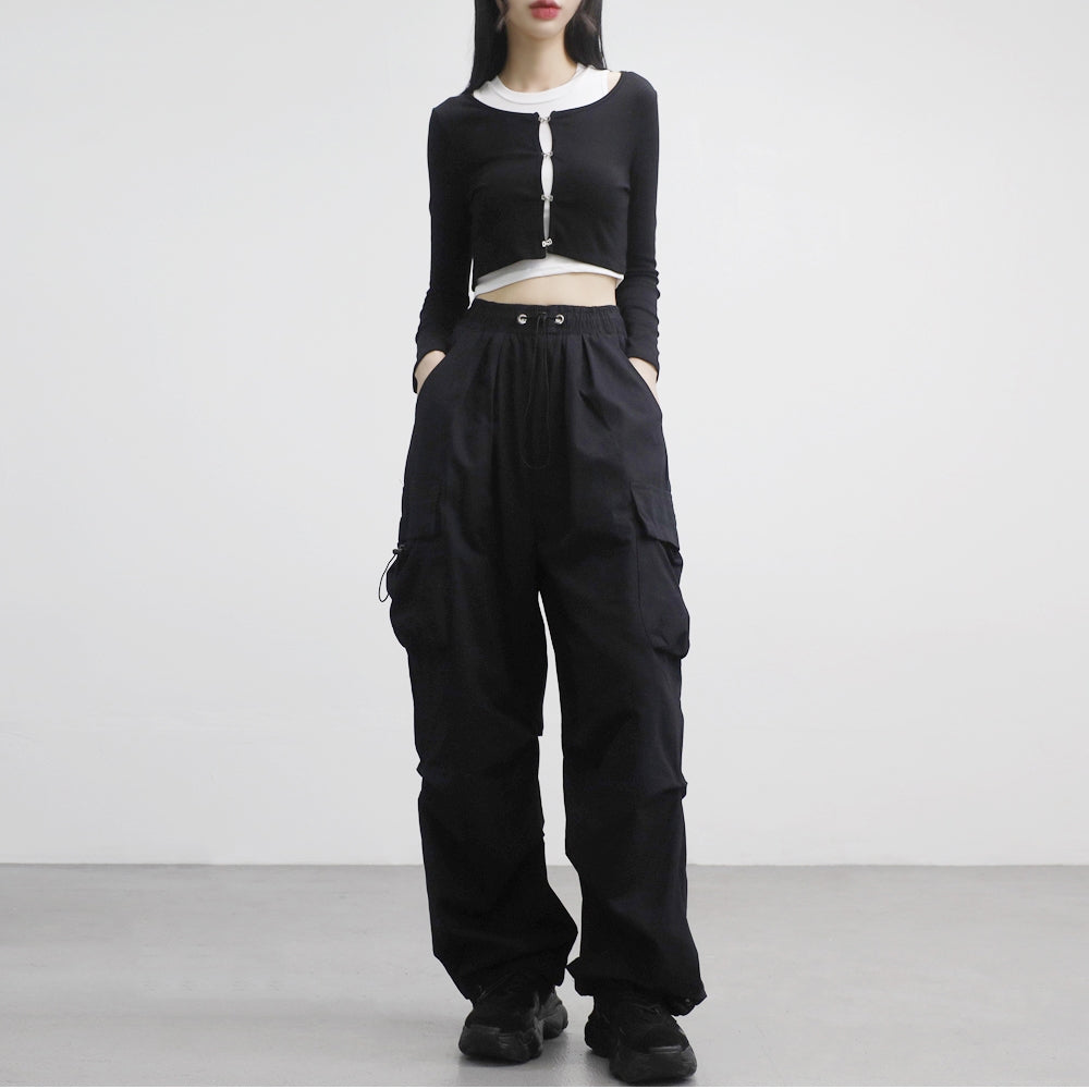 Gala Pintuck Cargo Pants