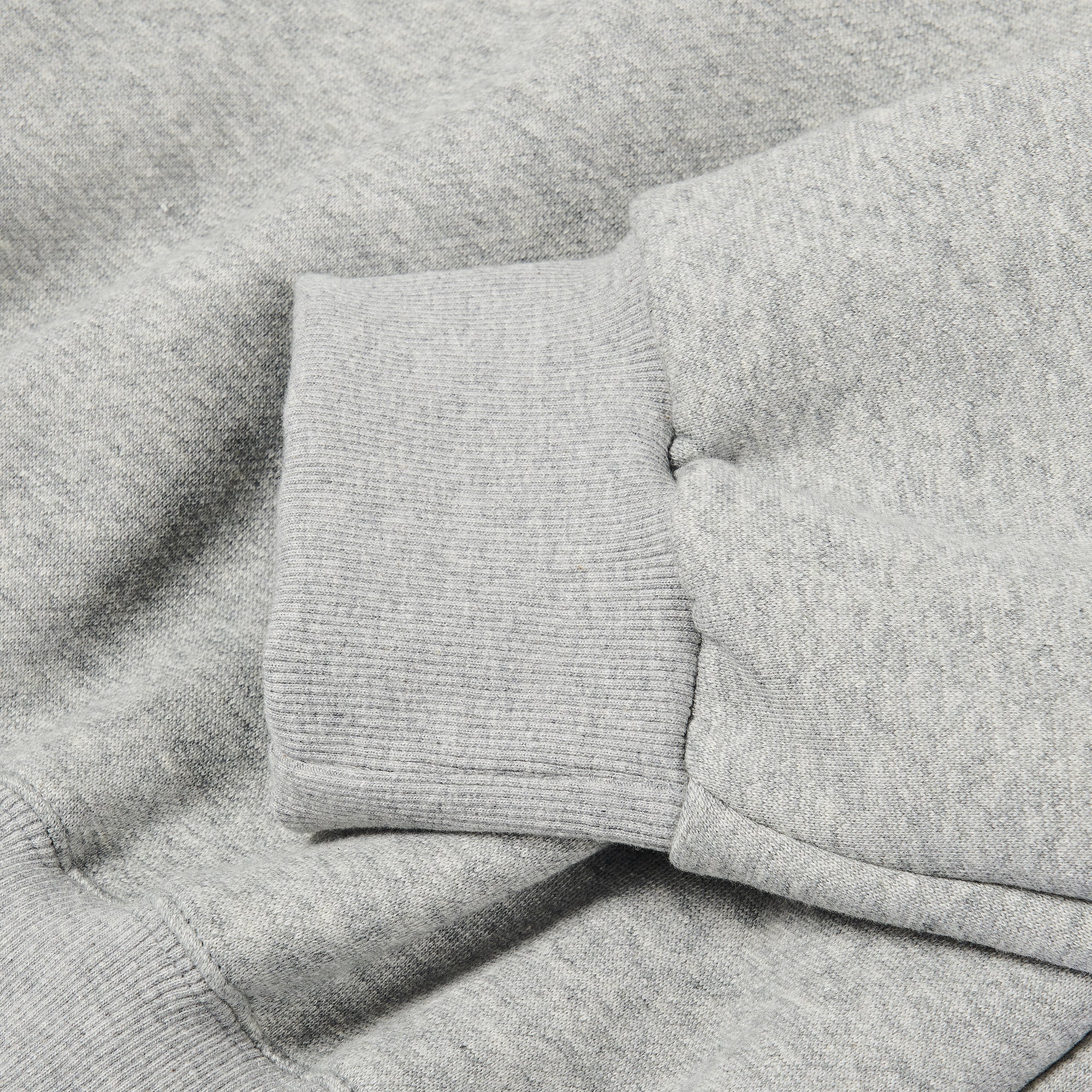 Signature balloon over fleece sweatshirt Melange Gray