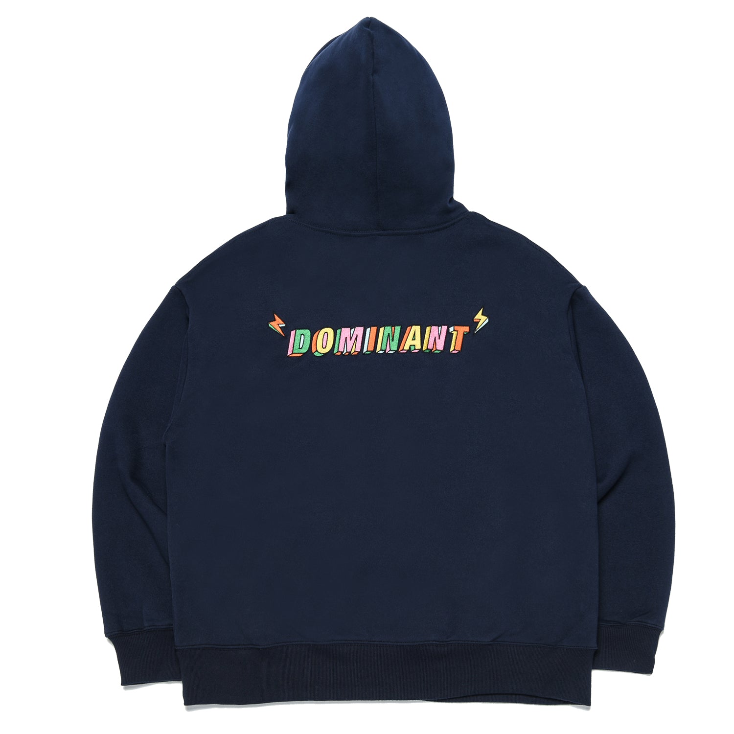 Dominant Cloud Embroidery Dried Hoody_Navy