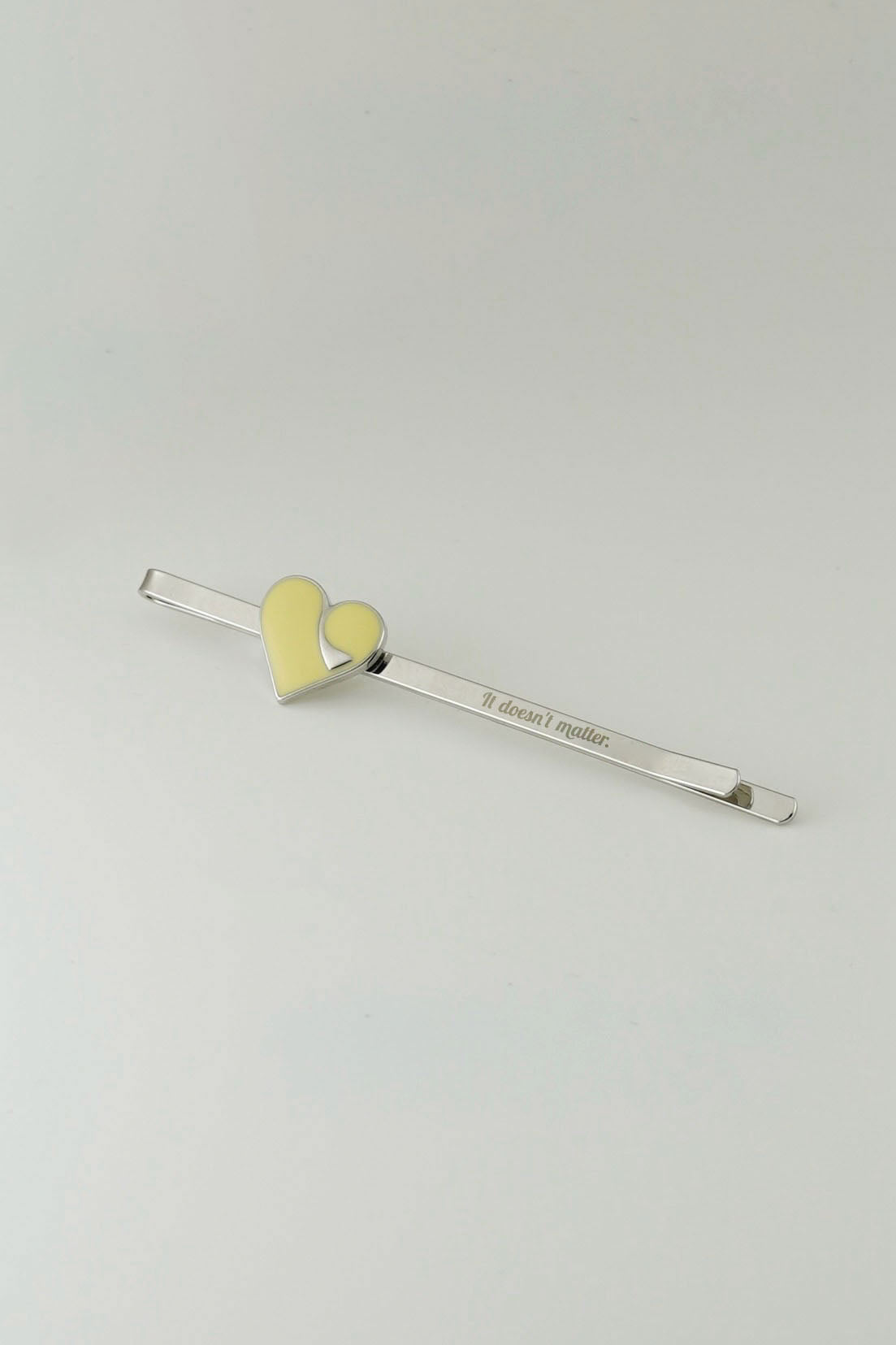 [2 set] Enamel symbol hair pin (Butter)  