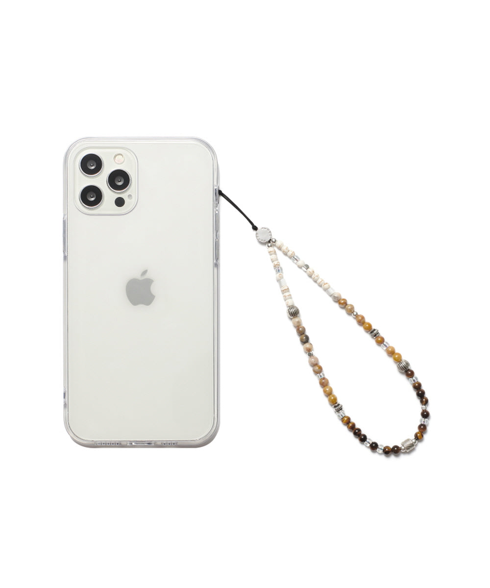 BROWN MIXED PHONE STRAP