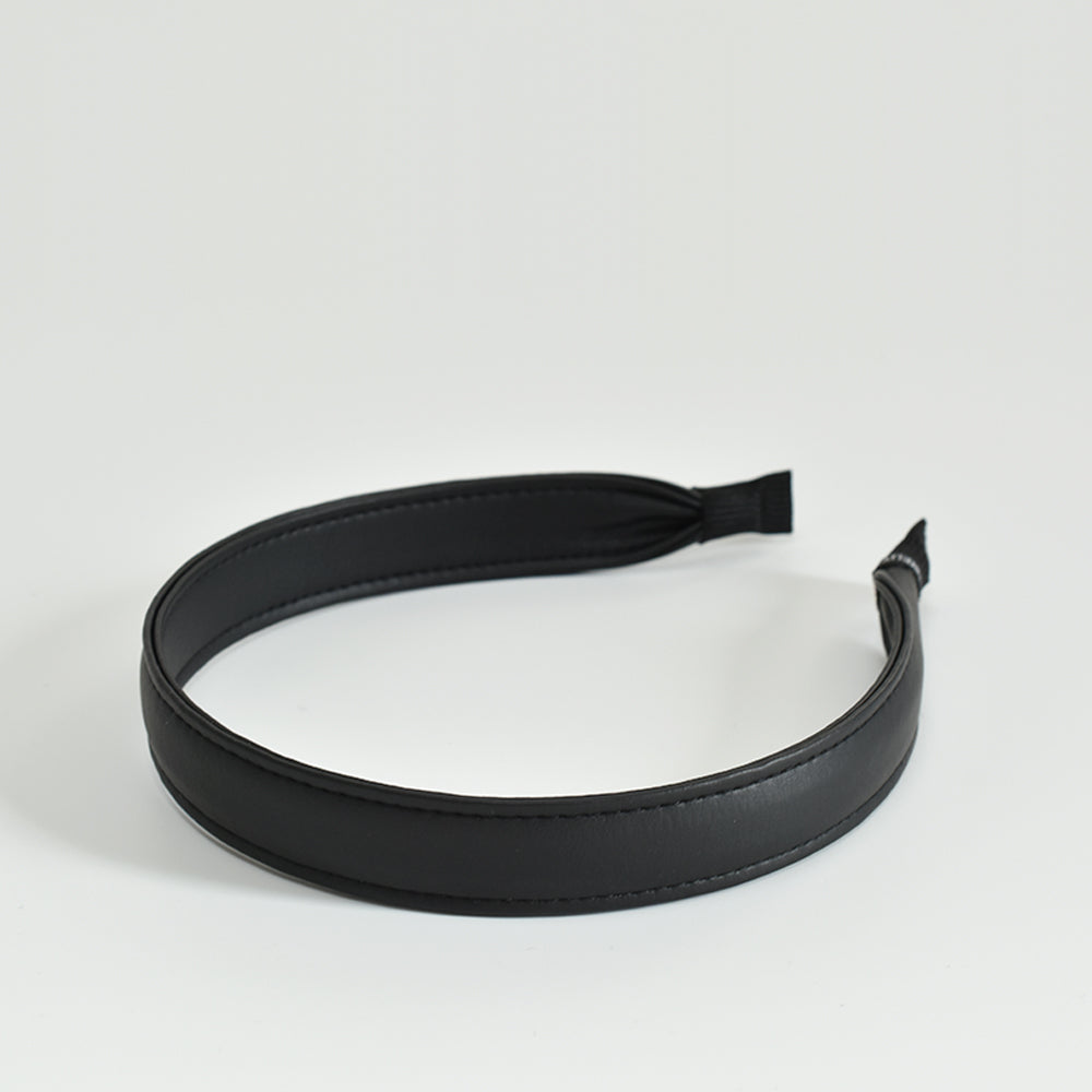 THE BASIC FAUX LEATHER HAIRBAND