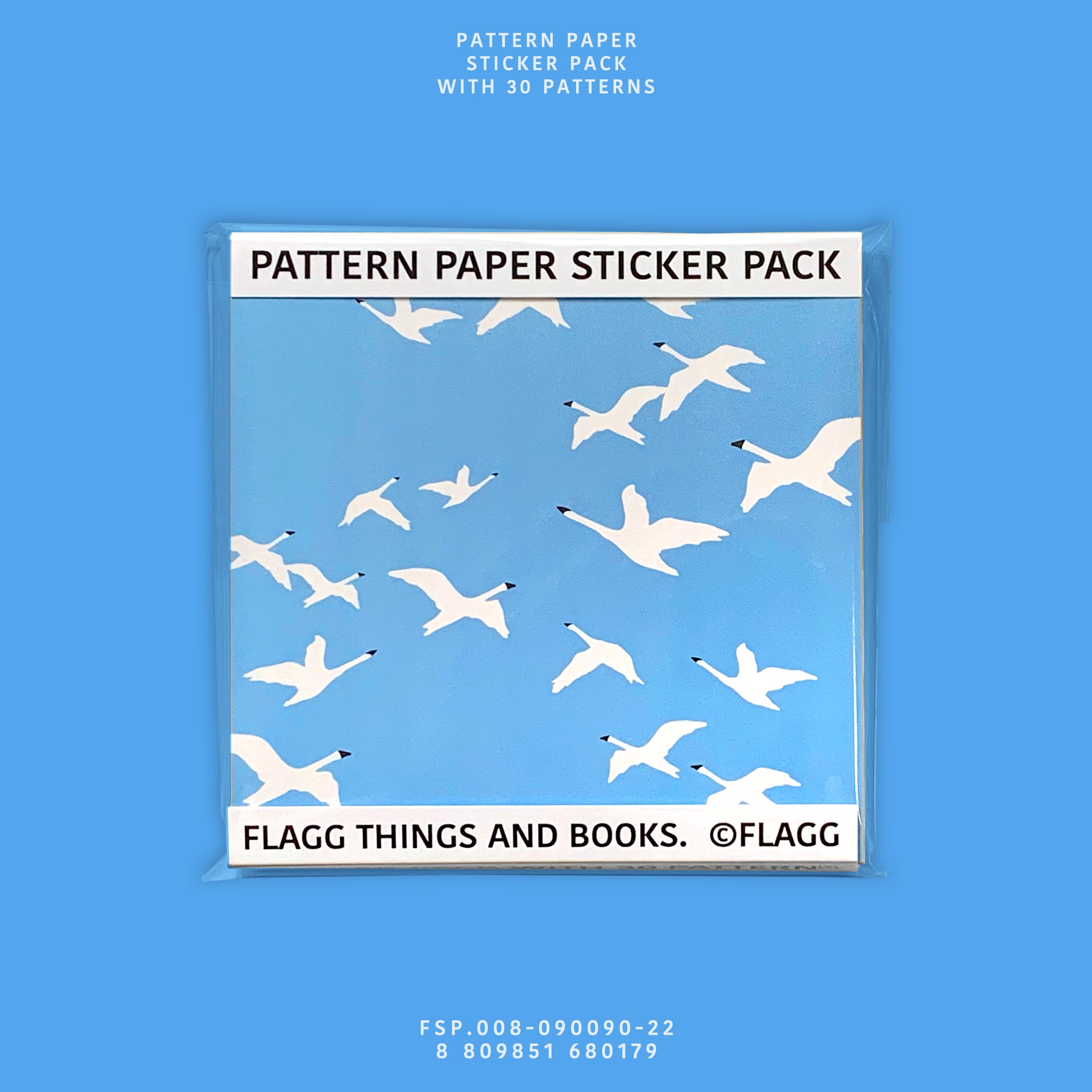 30 Pattern Paper Sticker Pack