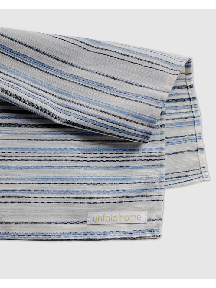  [unfold home] Stripe Kitchen Cloth (Blue)