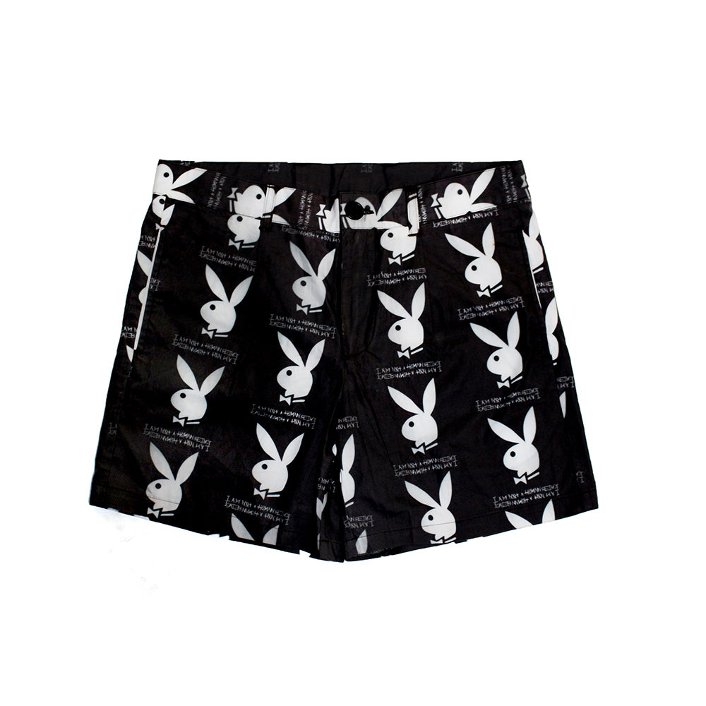 Rabbit Head x IMXHB Logo Pattern Shorts