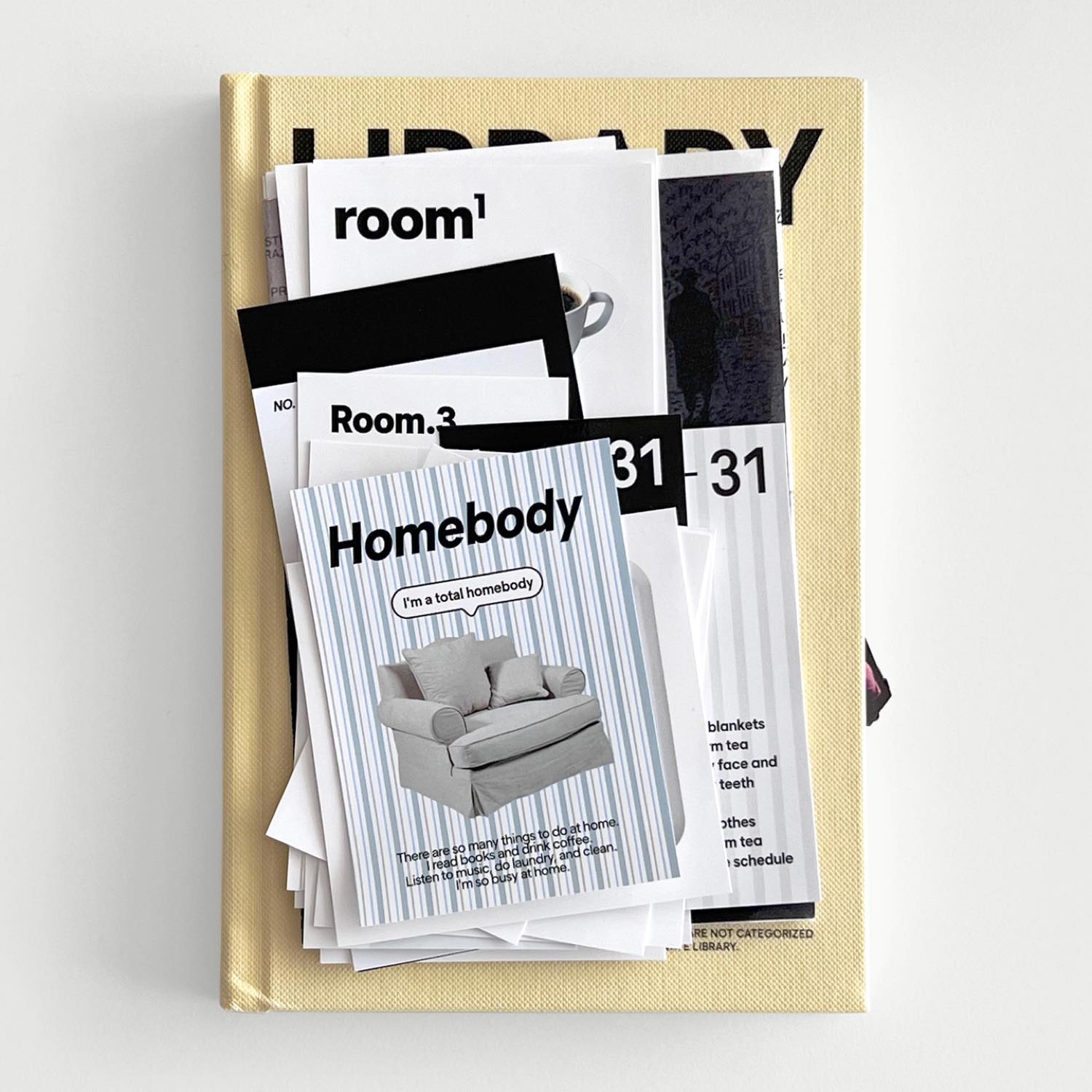 oab room pack / scrap sticker set