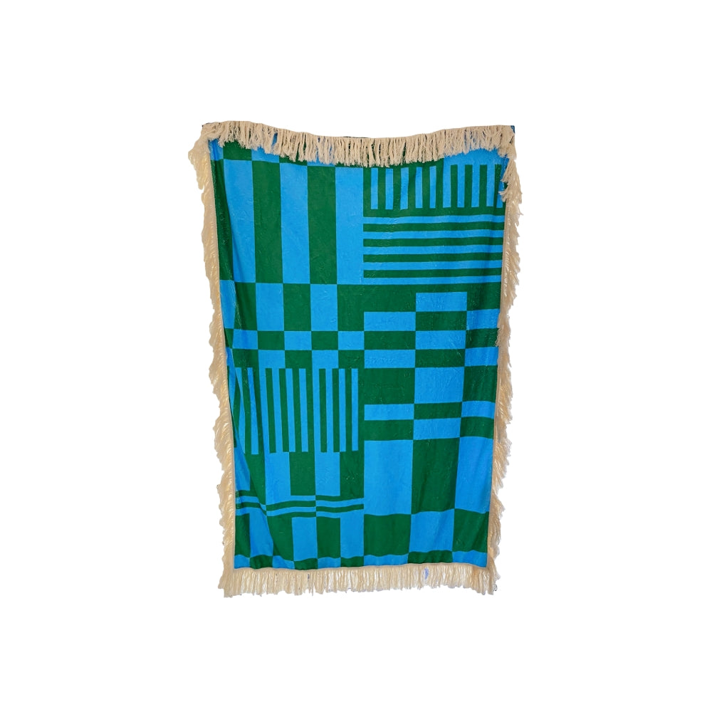 Checker ripe blanket (Blue&Green)