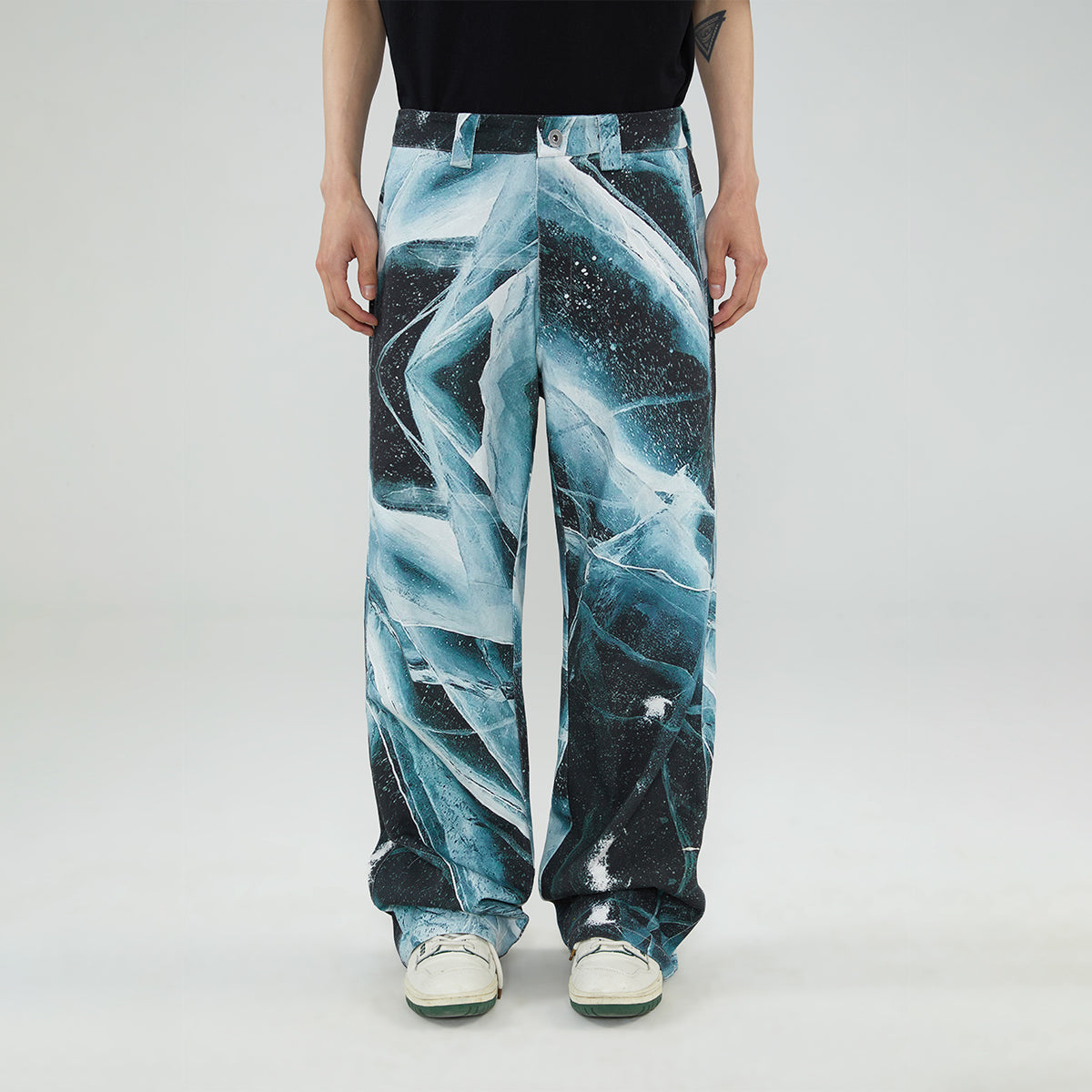 FMACM 23SS “Cooling Down” Ice Cube Full Print Straight Pants