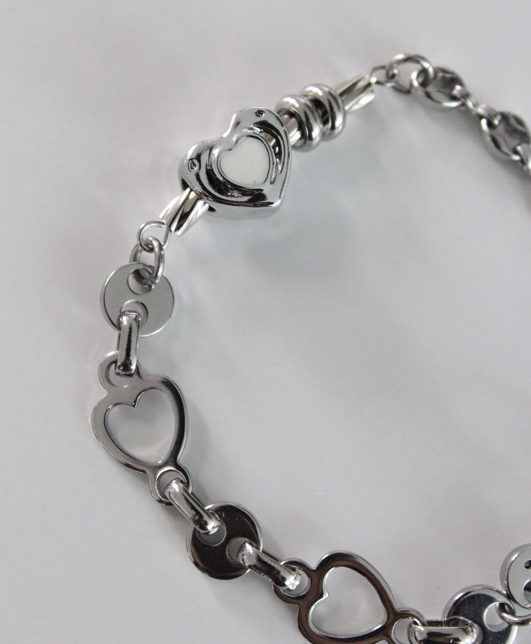 Heart pipe bracelet