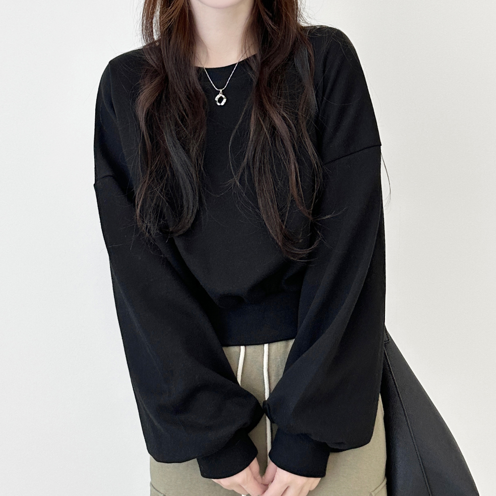 Tear Crop Sweatshirt