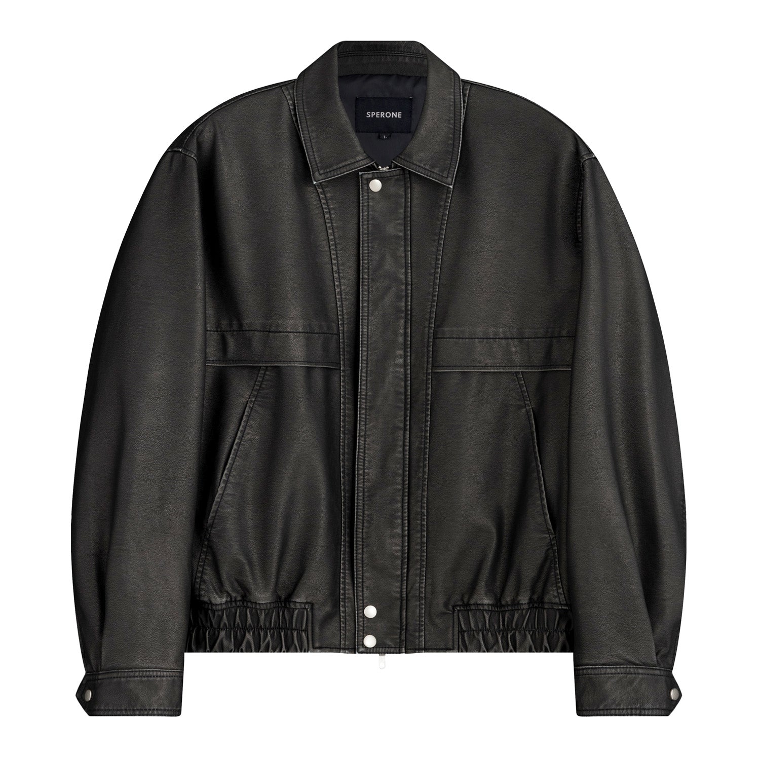 Overfit Washed Heritage Jacket (Black)