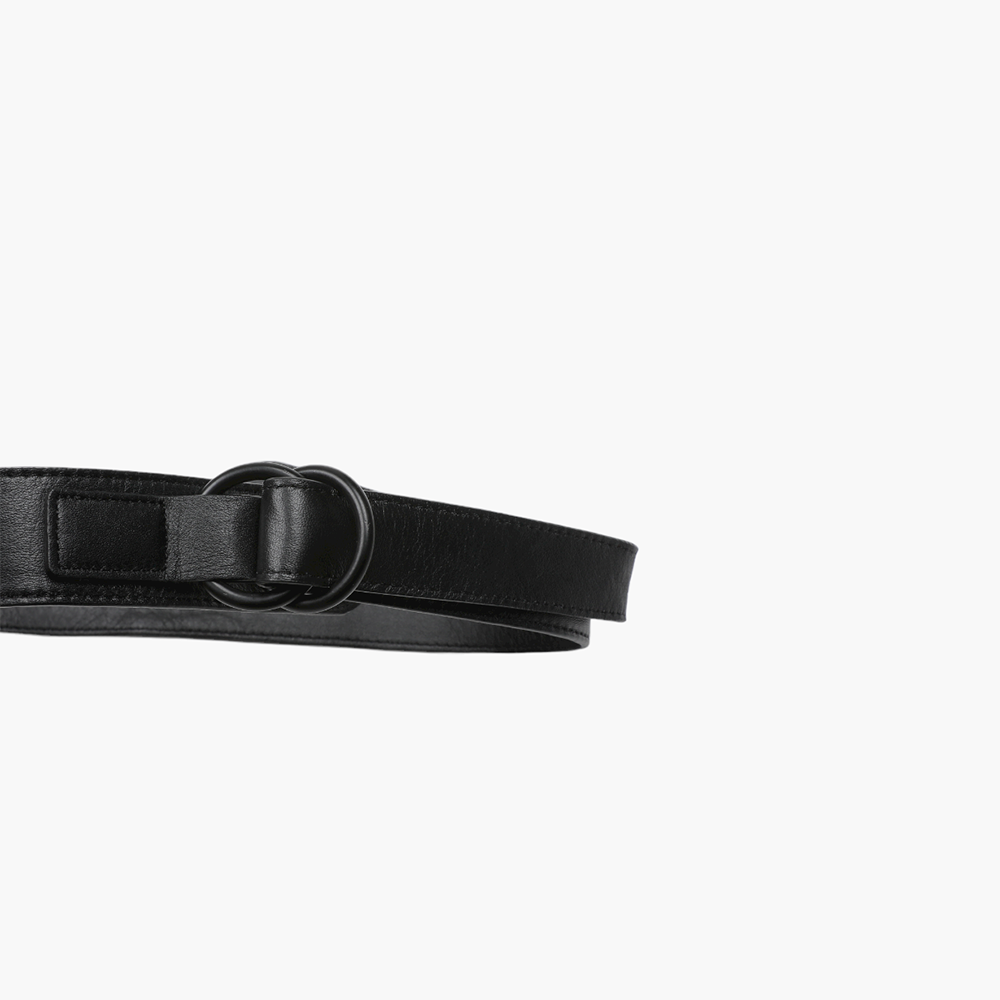 ASCLO Leather Two Ring Belt