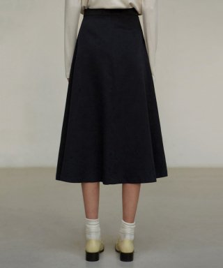 CLASSIC FLARE SKIRT_NAVY