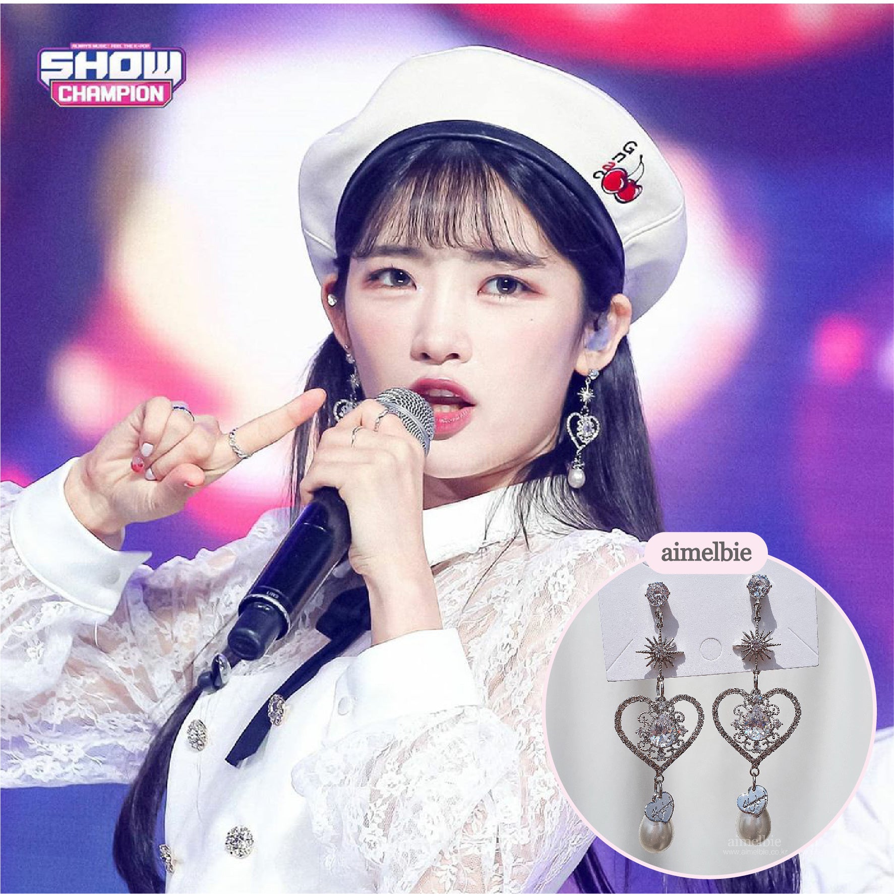  Stellar Queen Earring (Bravegirls Yoojung, Bravegirls Eunji, Apink Chorong Earring)