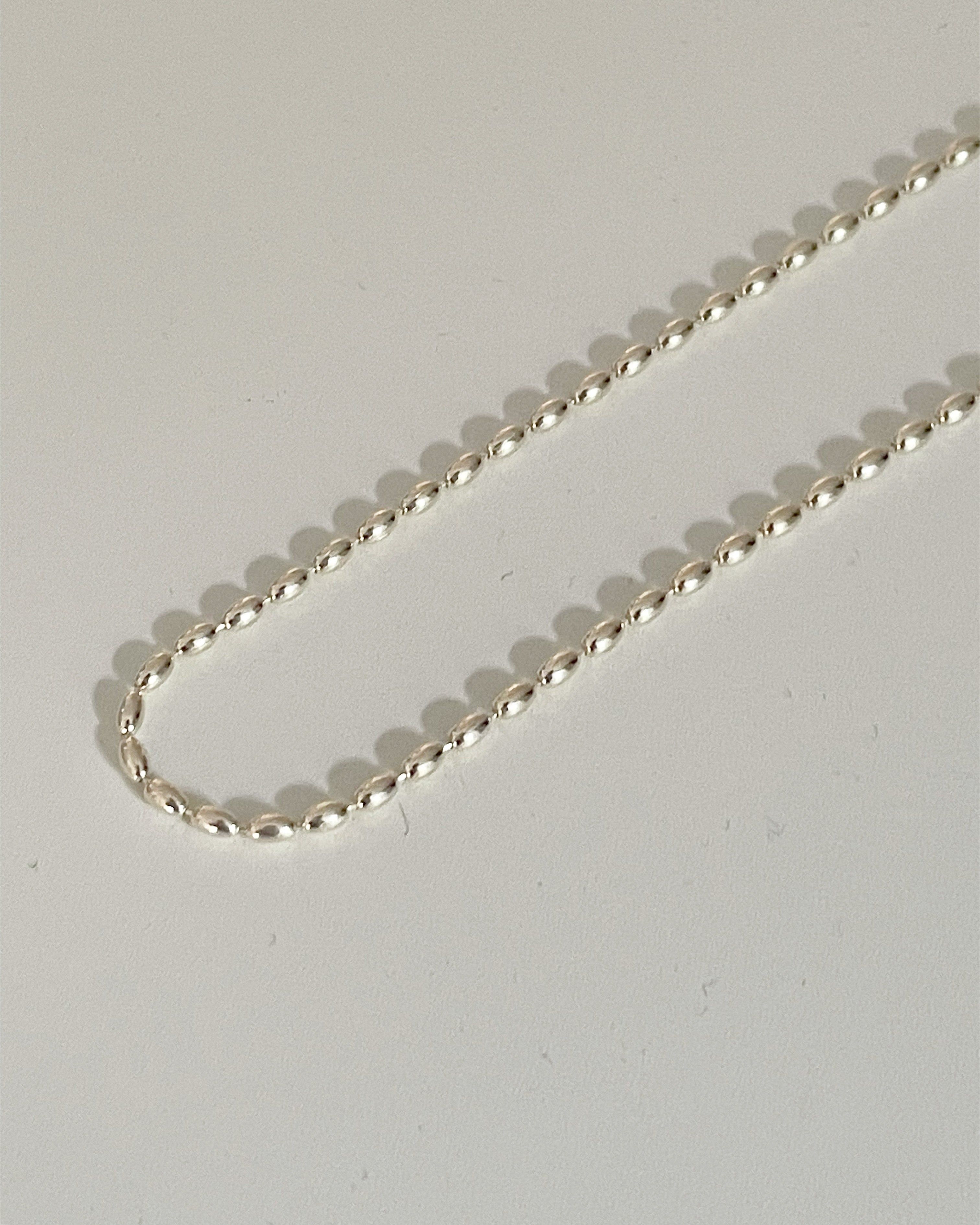 [Silver925] oar Classic Riz Silver Necklace