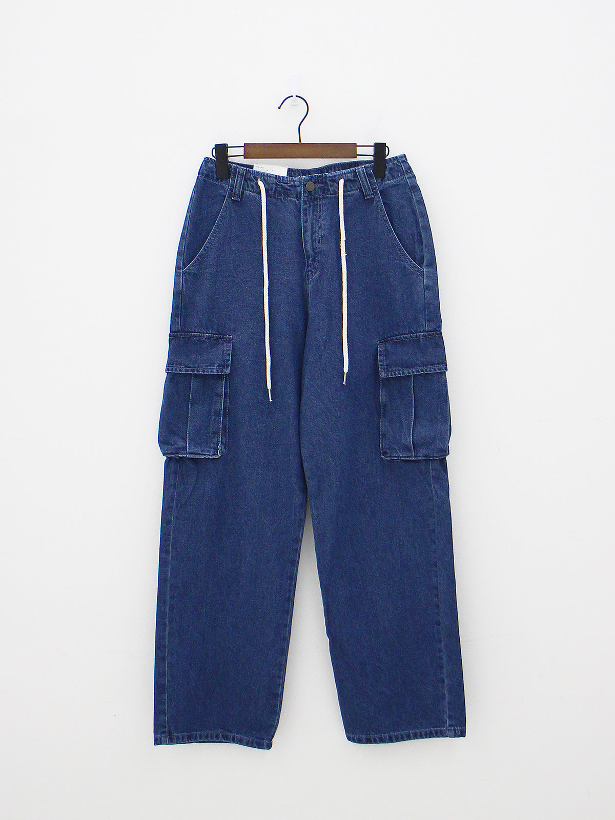 Denim Cargo Wide Pants (2color)