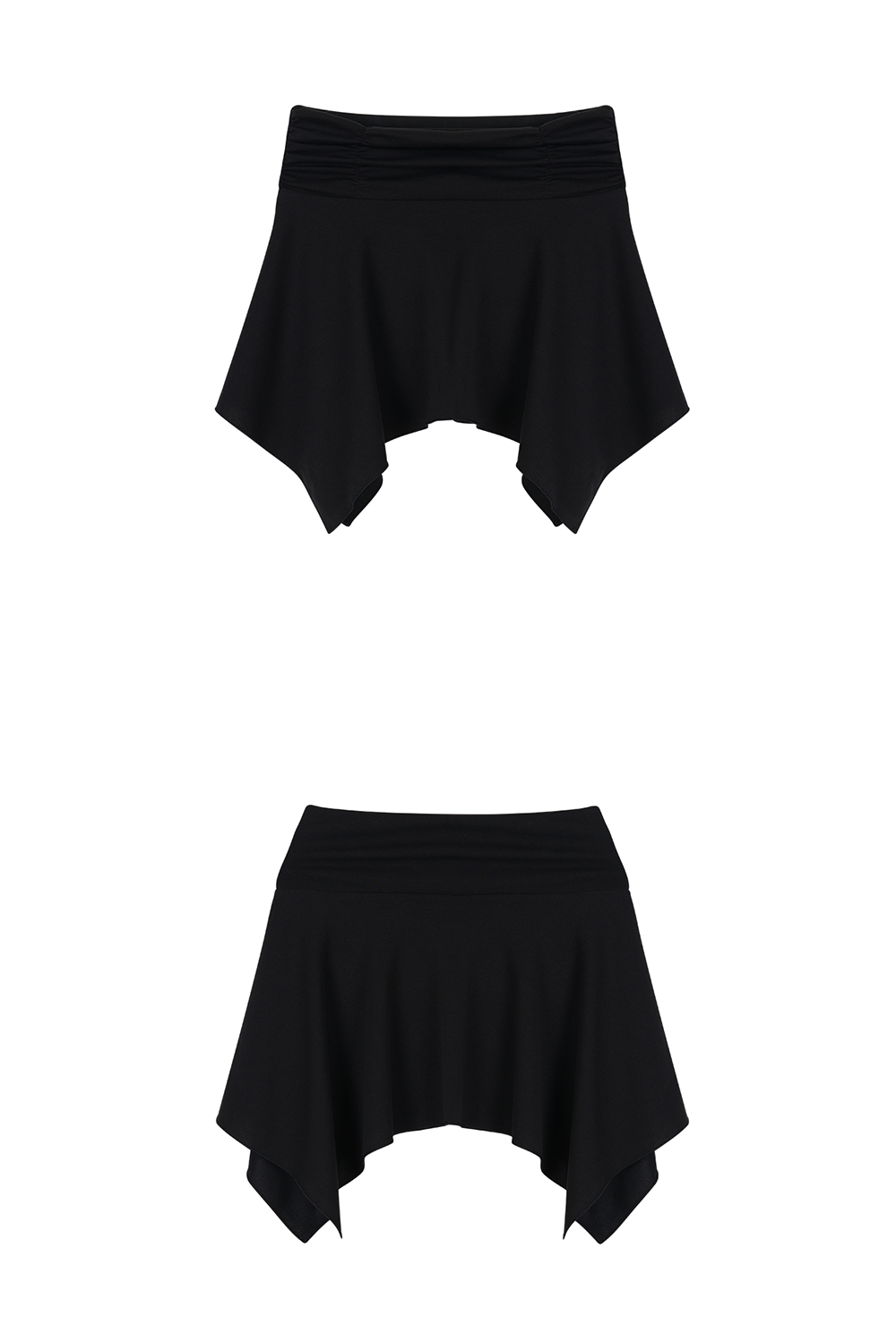 COTTON FLARE MINI SKIRT