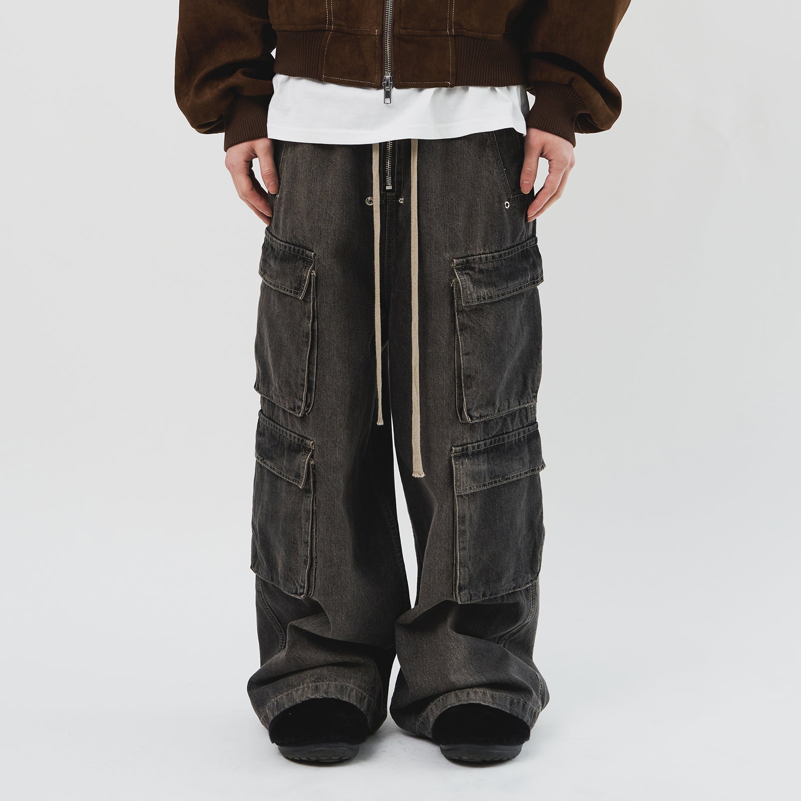 Sonar Wide Pocket Denim Pants