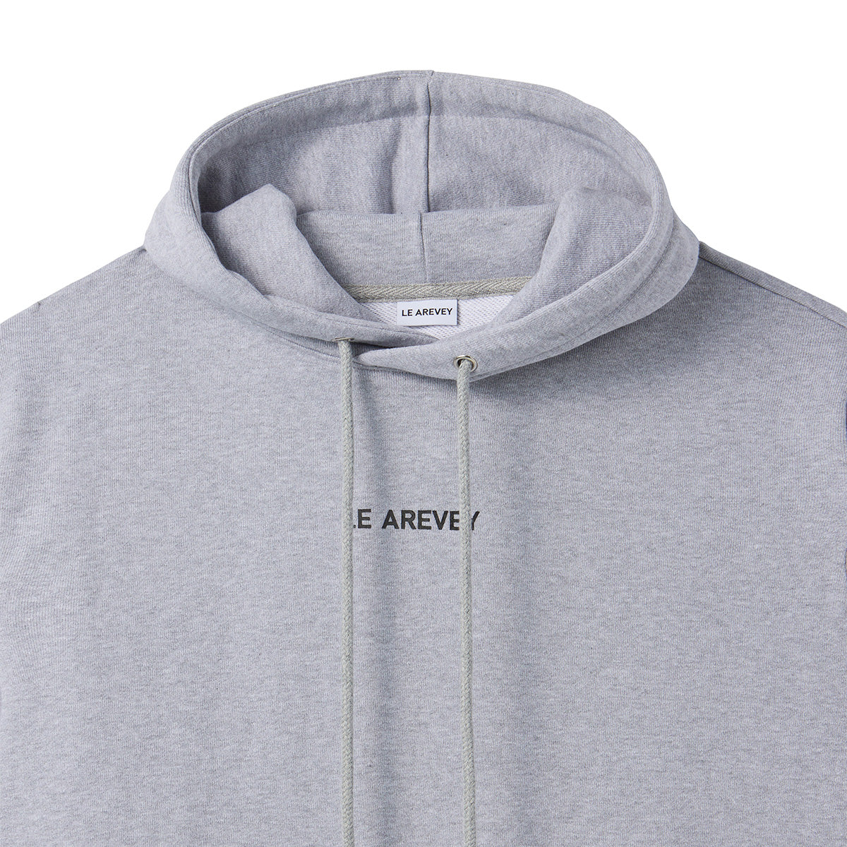 LE AREVEY ORIGINAL LOGO HOODIE GRAY