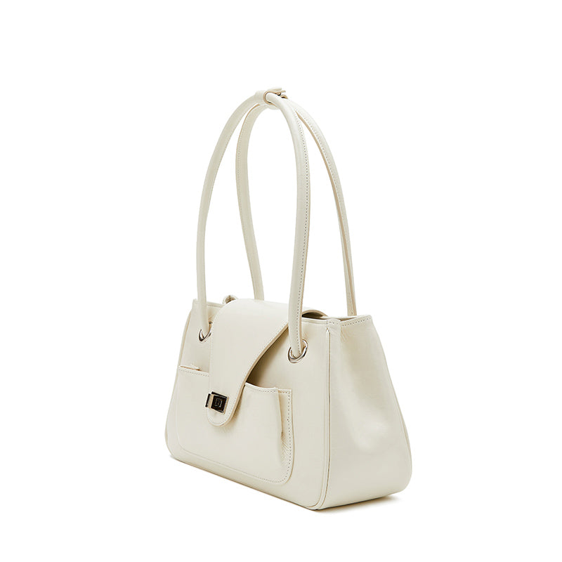 Pao Long Handle Bag Off White