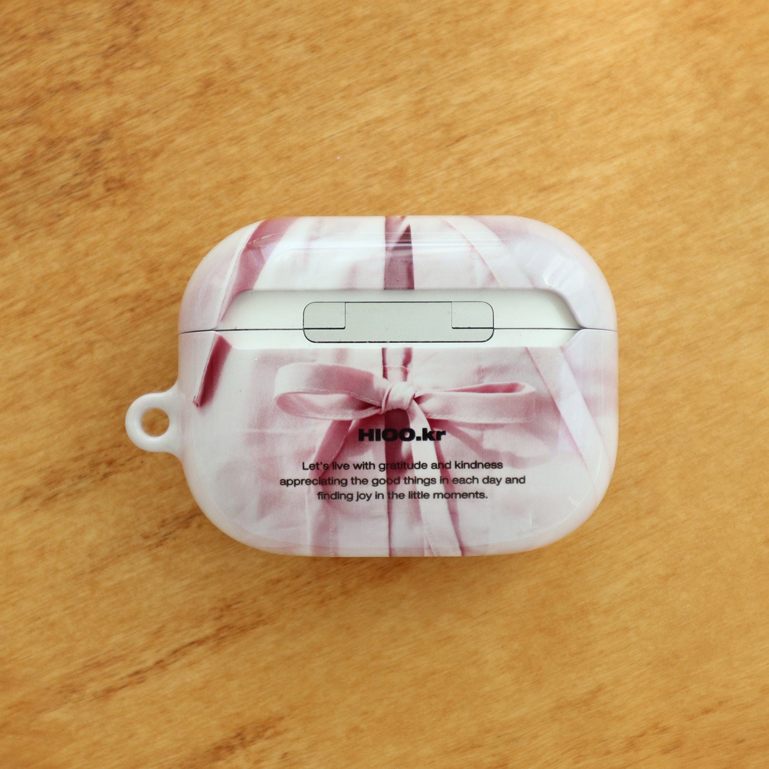 pink ribbon airpods case. (1&2, 3, pro1, pro2)