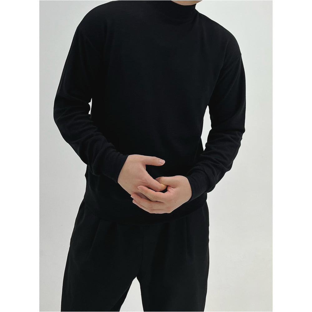 SIDE LABEL TURTLENECK 3COLOR