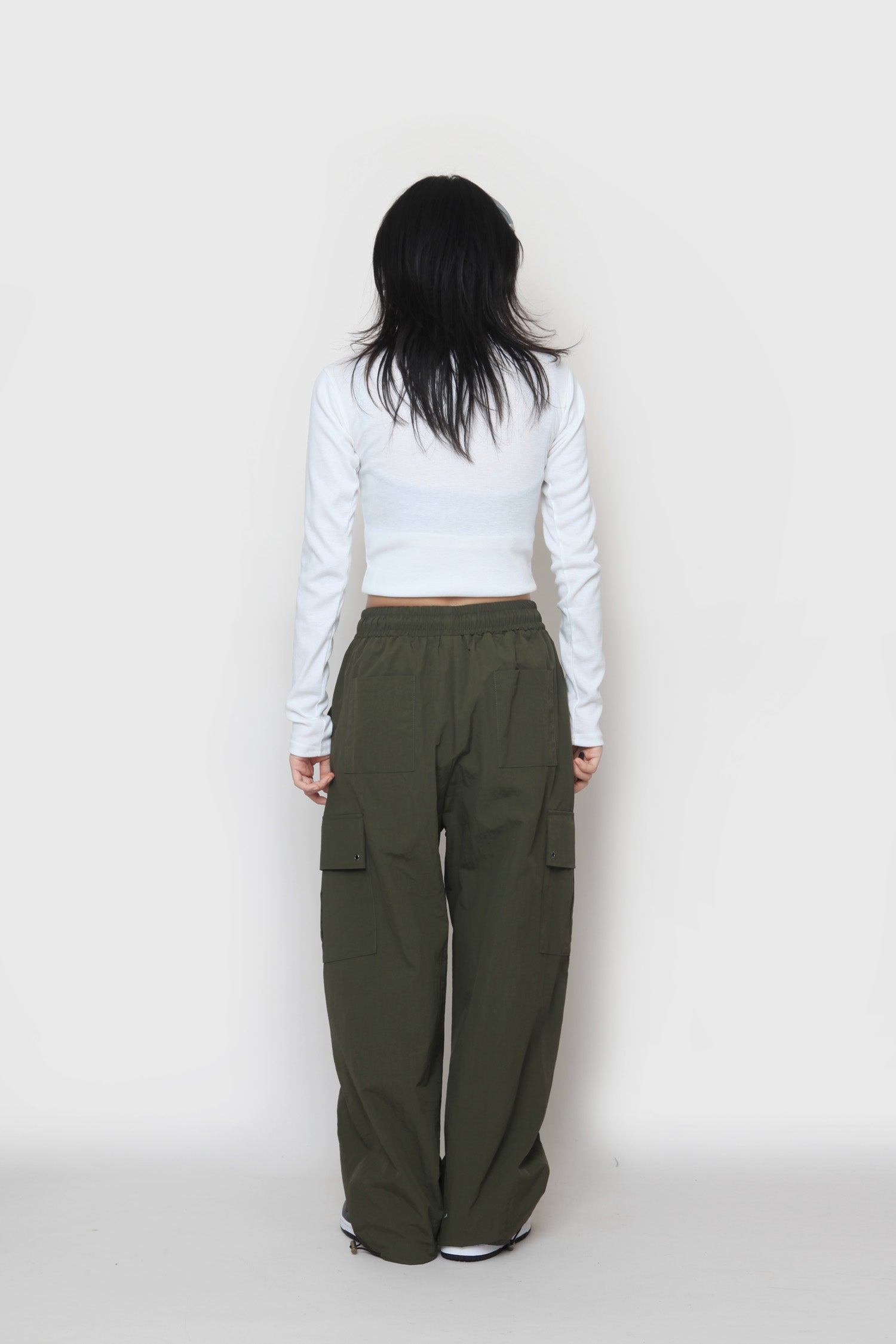 eyelet pocket cargo pants