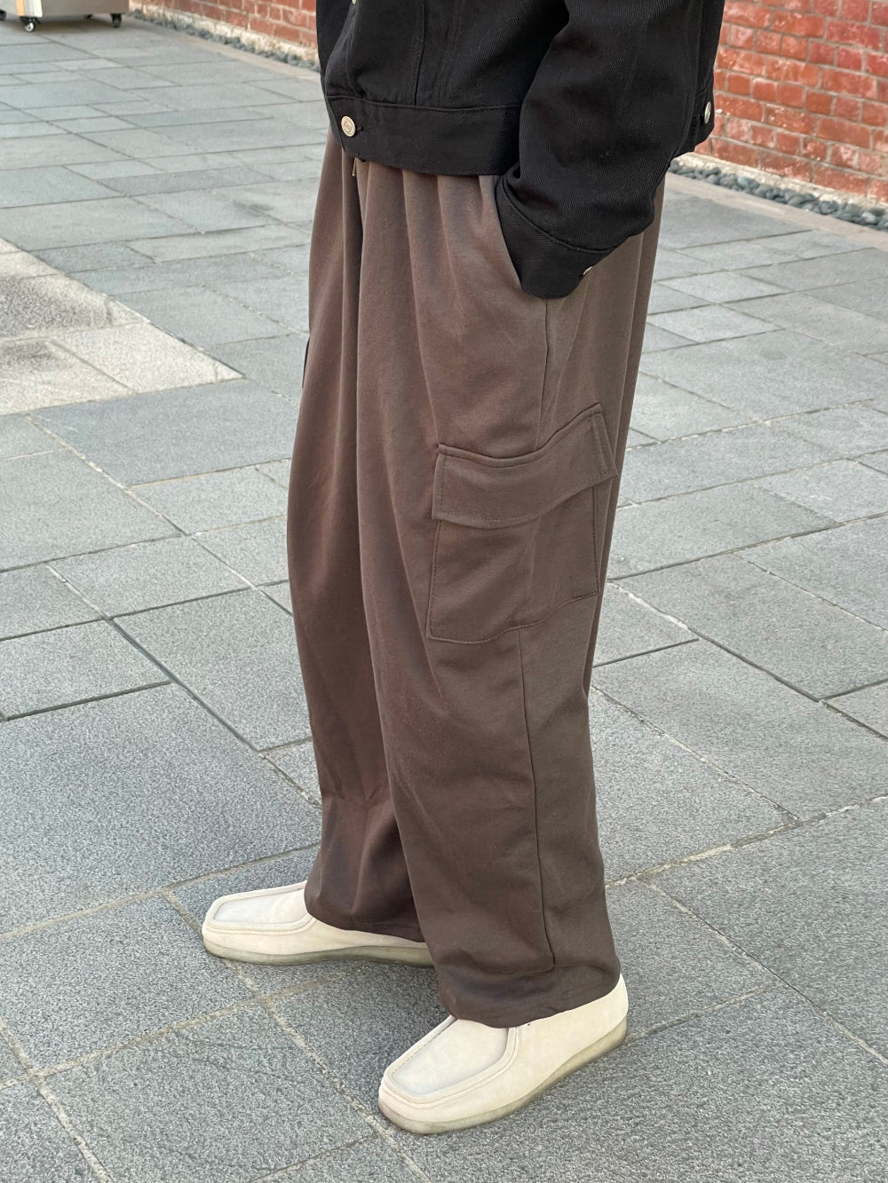 Commode cargo sweat pants