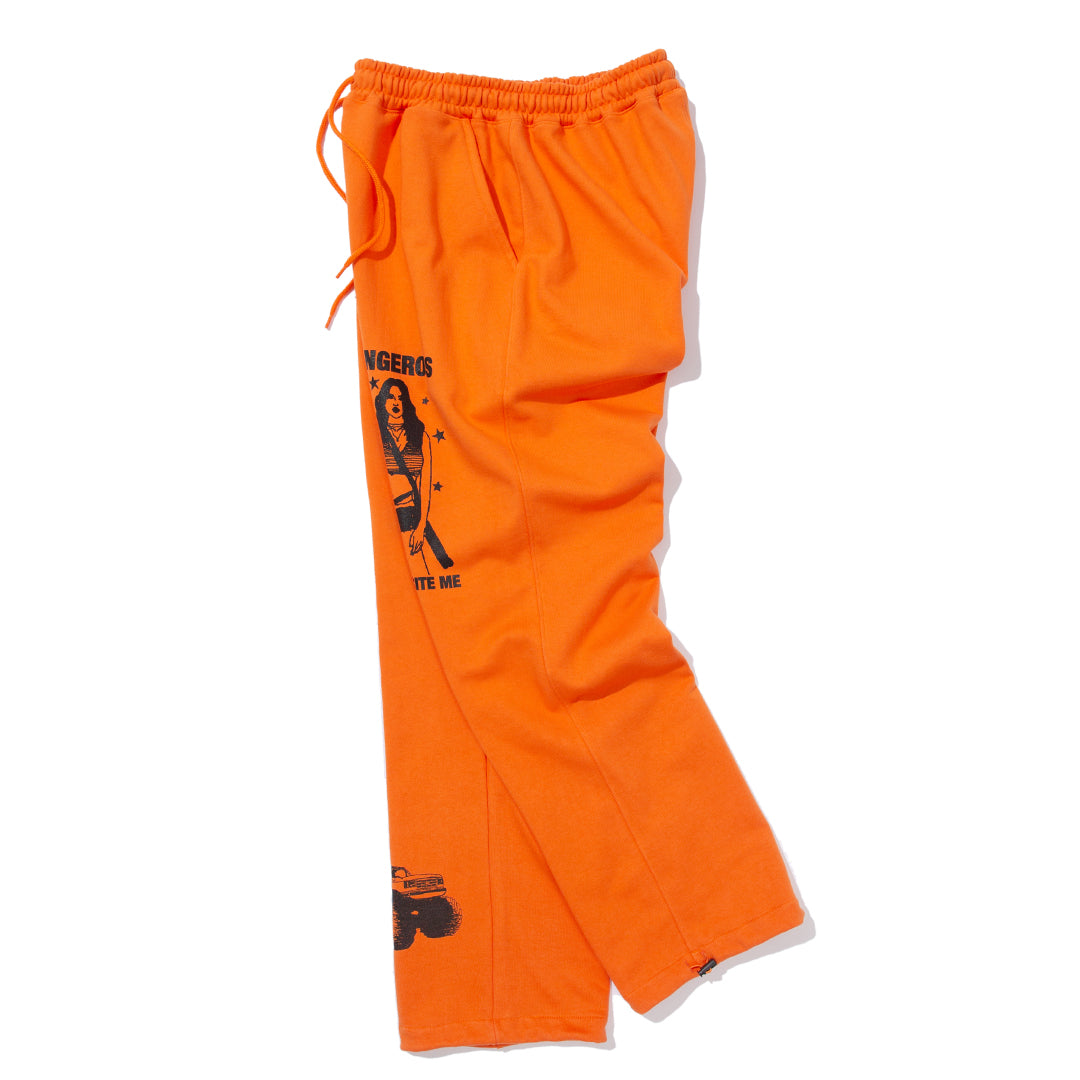 DANGEROUS SWEAT PANTS (ORANGE)