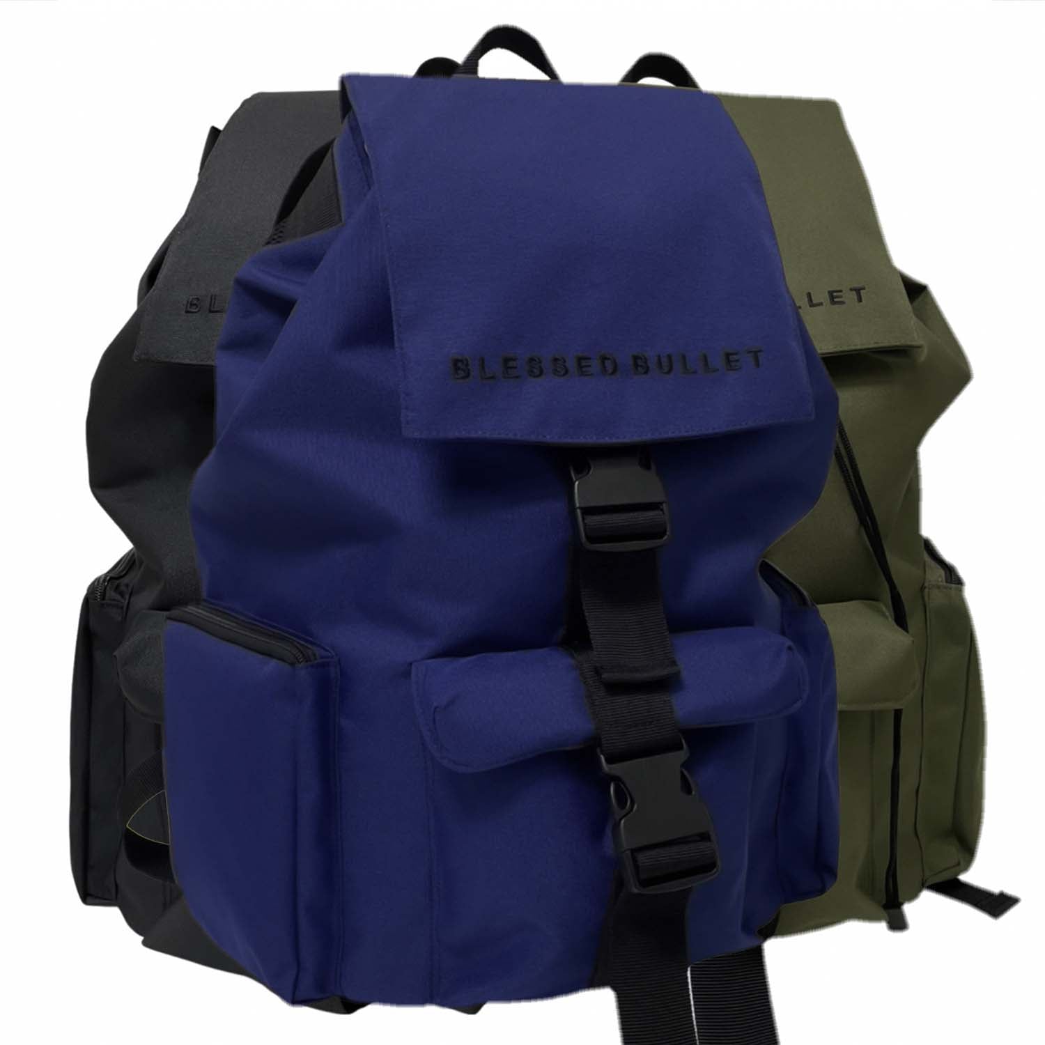 [BLESSEDBULLET]technical multi backpack_cobalt blue