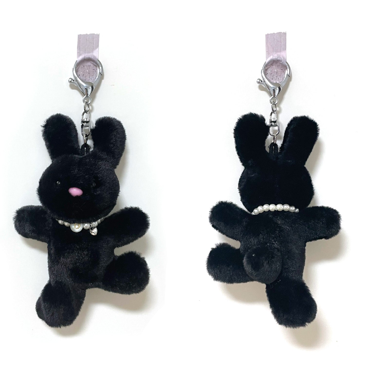 (Bunny Keyring) my name is black