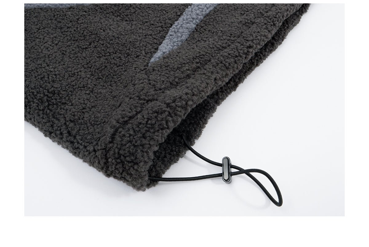 heavy-duty color-blocked polar fleece