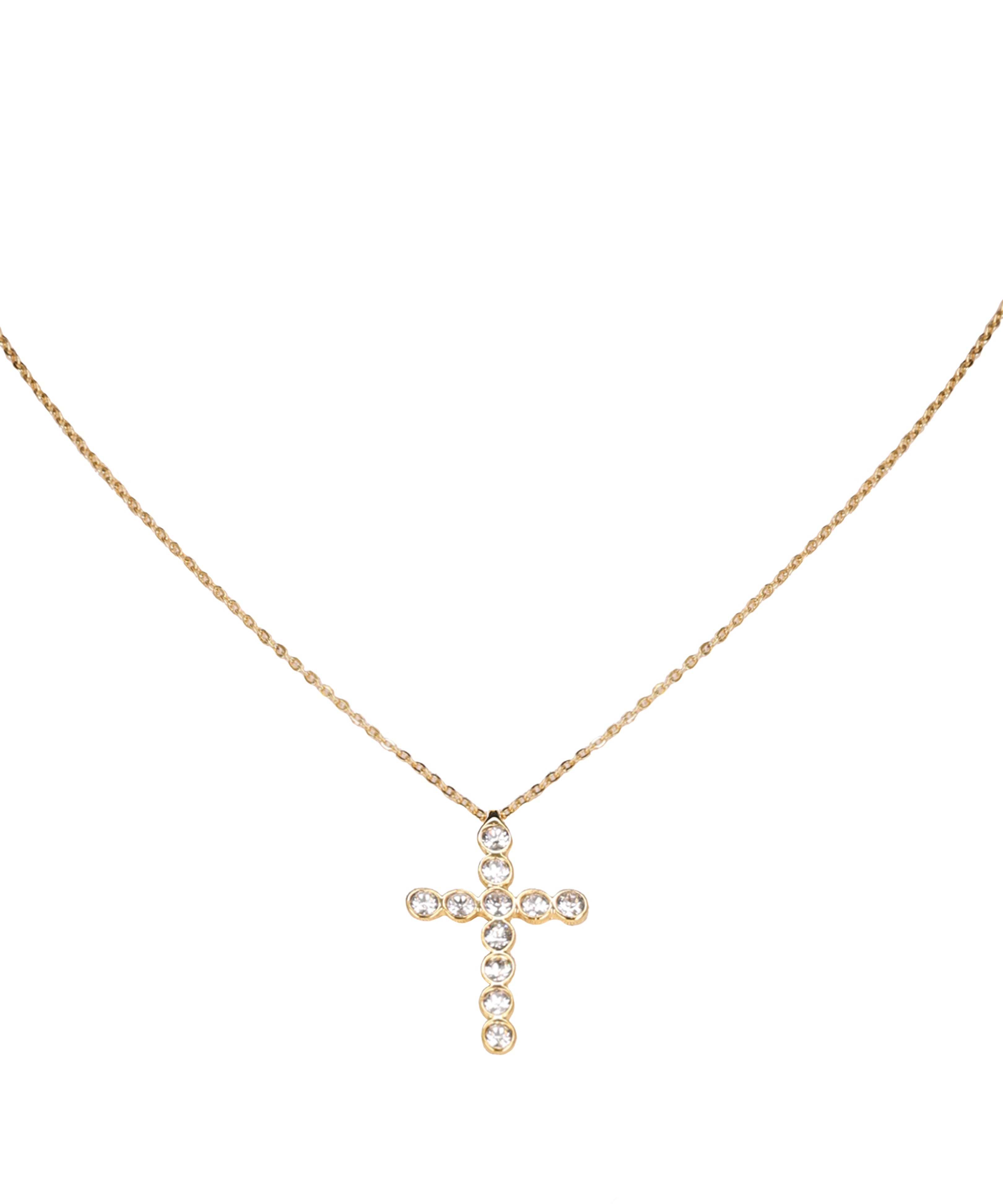 Swarovski crystal cross necklace