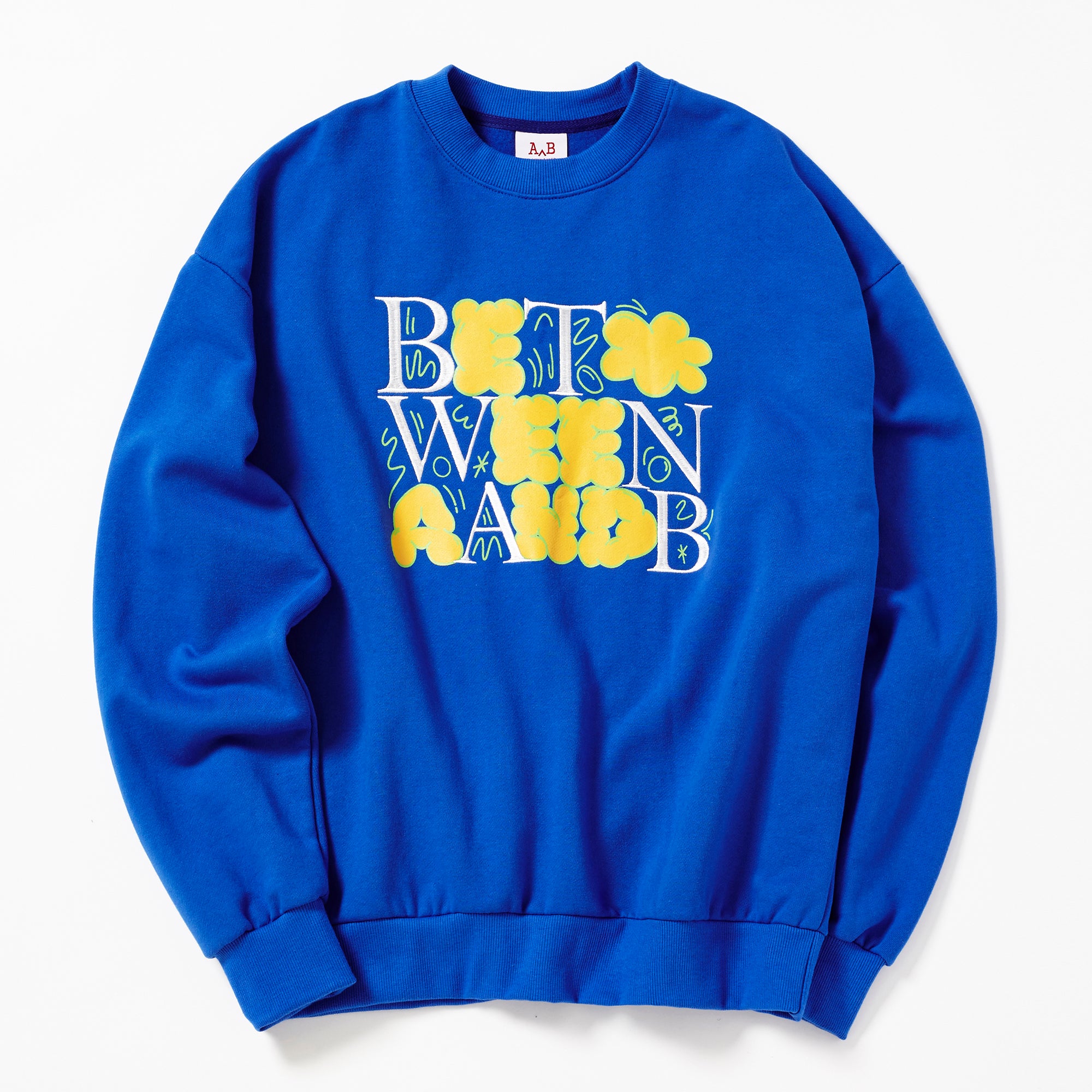 Bubble Graphic Sweatshirt _ Blue