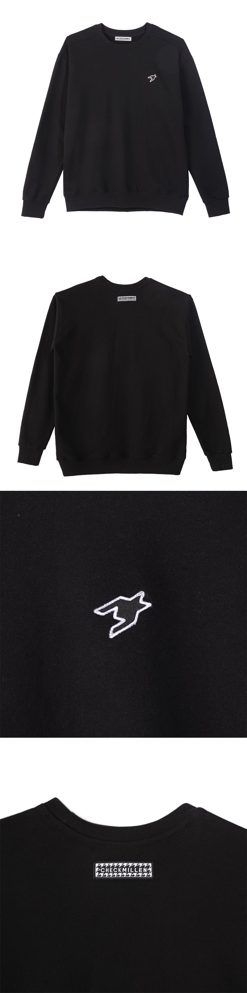 CHECKMILLEN LOGO SWEATSHIRT (BLACK)