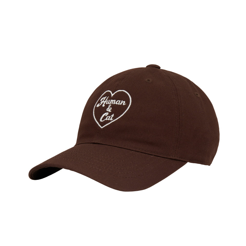 HEART BALL CAP_BROWN