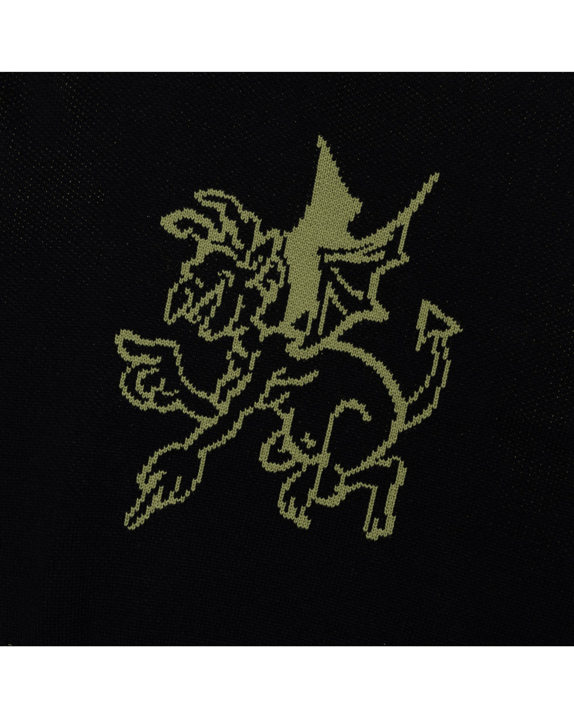 Devil Jacquard Knit (Black)