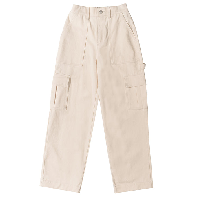 IVORY NEW REGULAR CARGO PANTS