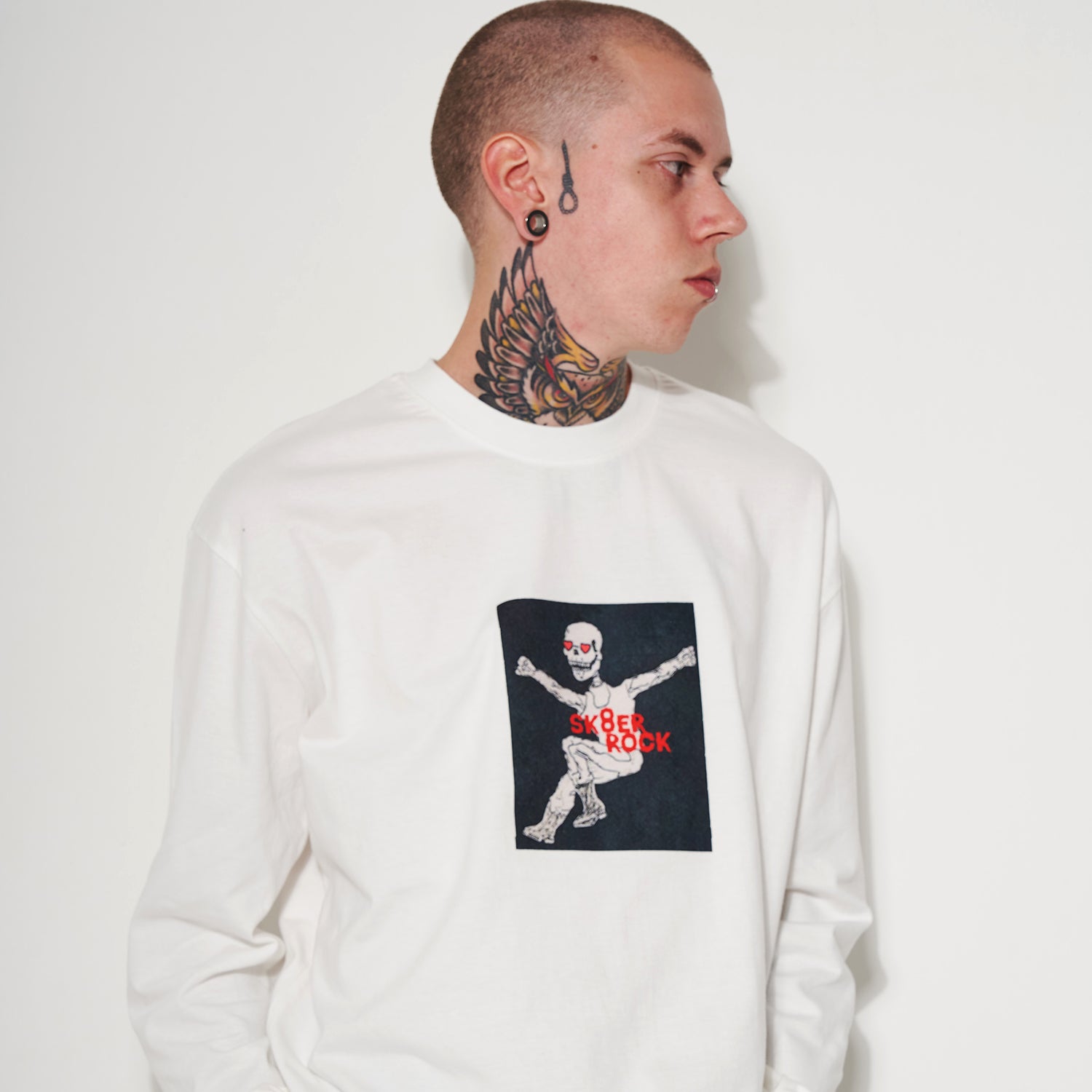 HOORAY LONG SLEEVE T-SHIRT OFF WHITE