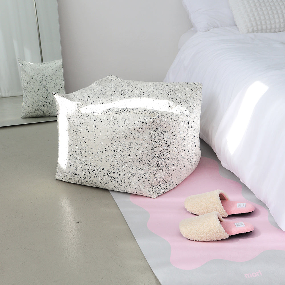 Marble pouf