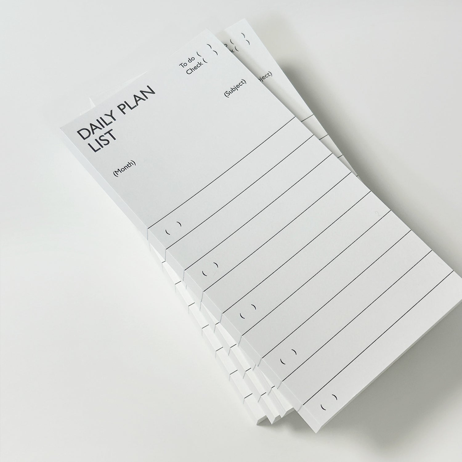 Plan list memopad